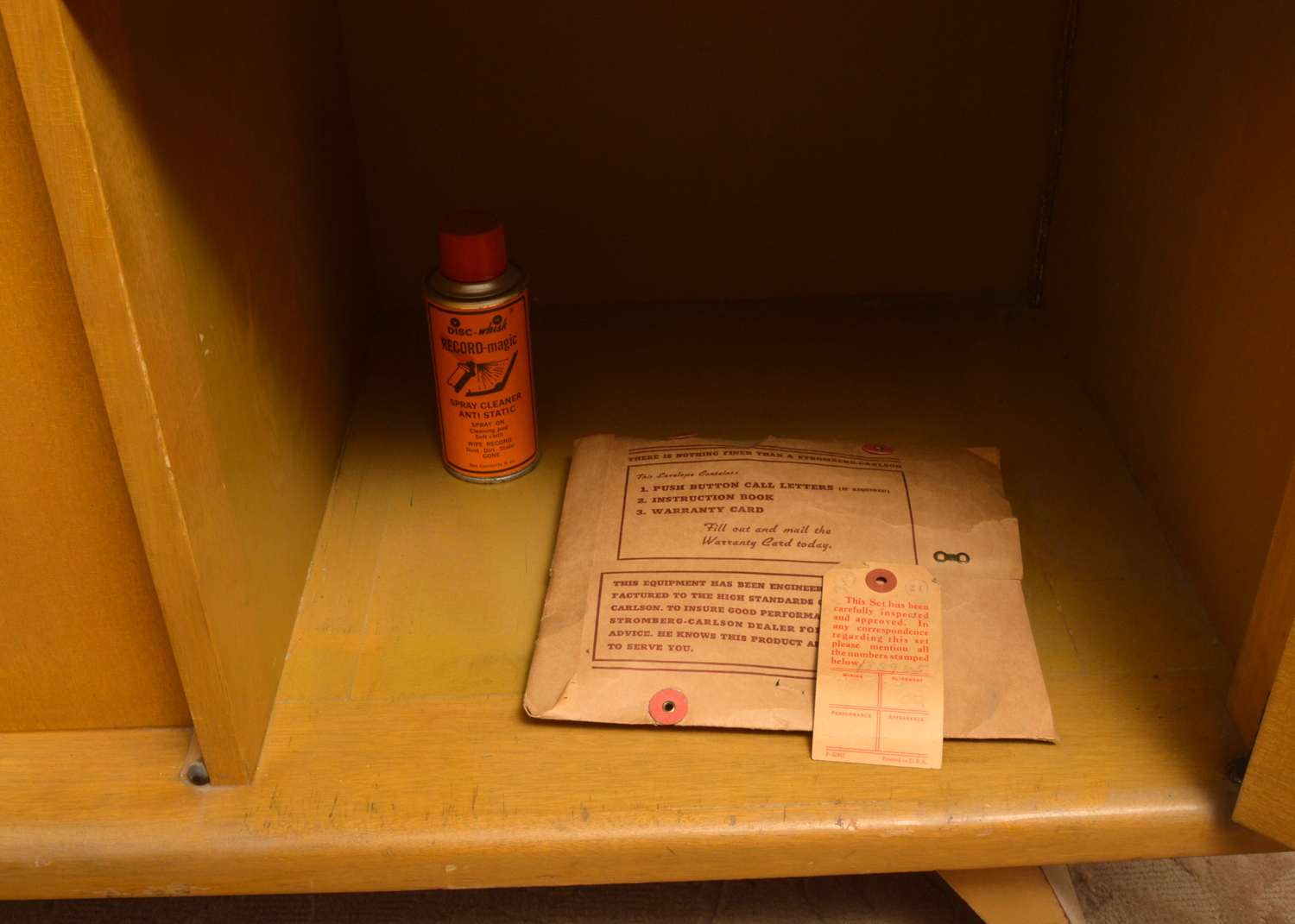 Mid Century Stromberg-Carlson Hi Fi Stereo Console