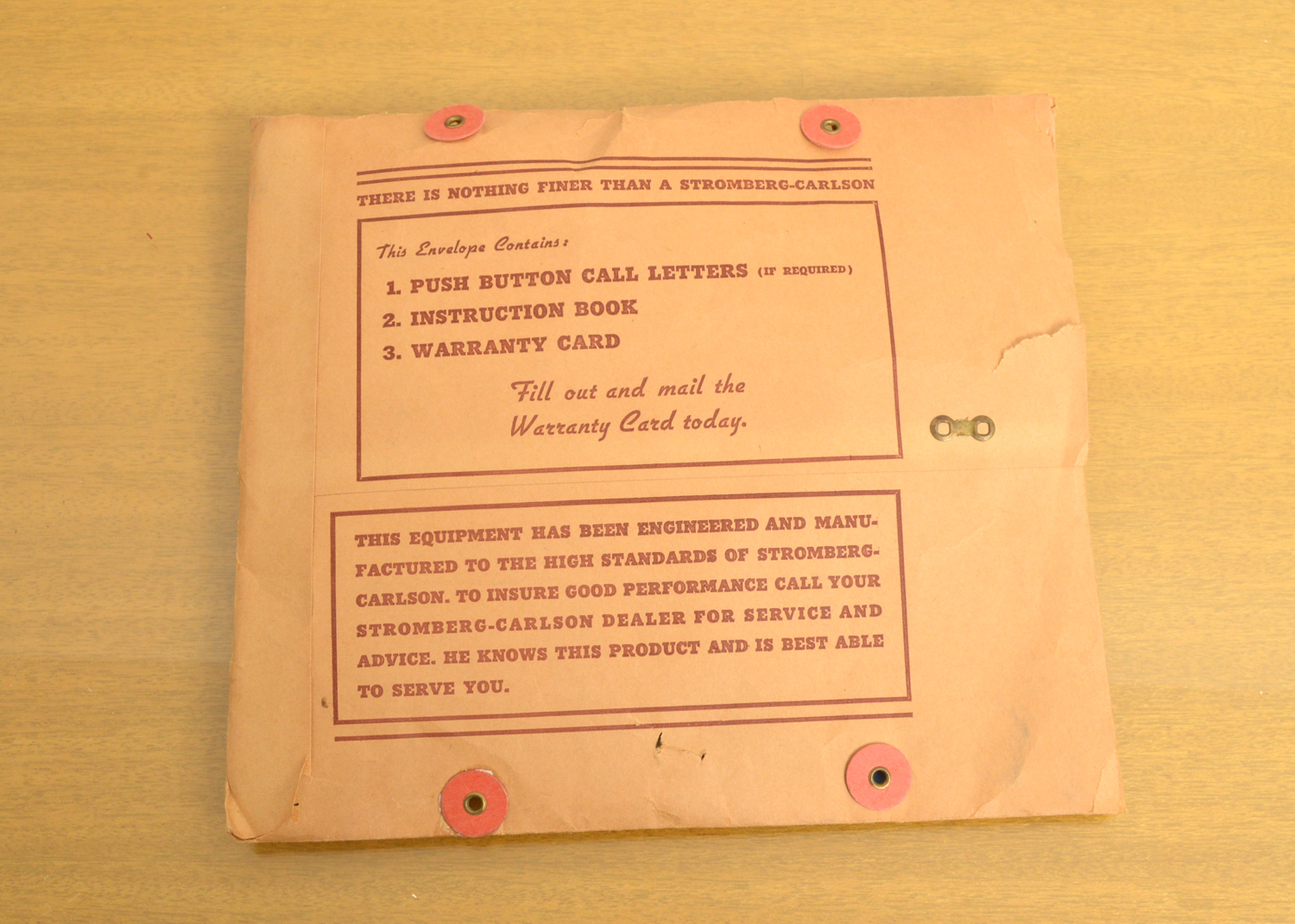 Mid Century Stromberg-Carlson Hi Fi Stereo Console