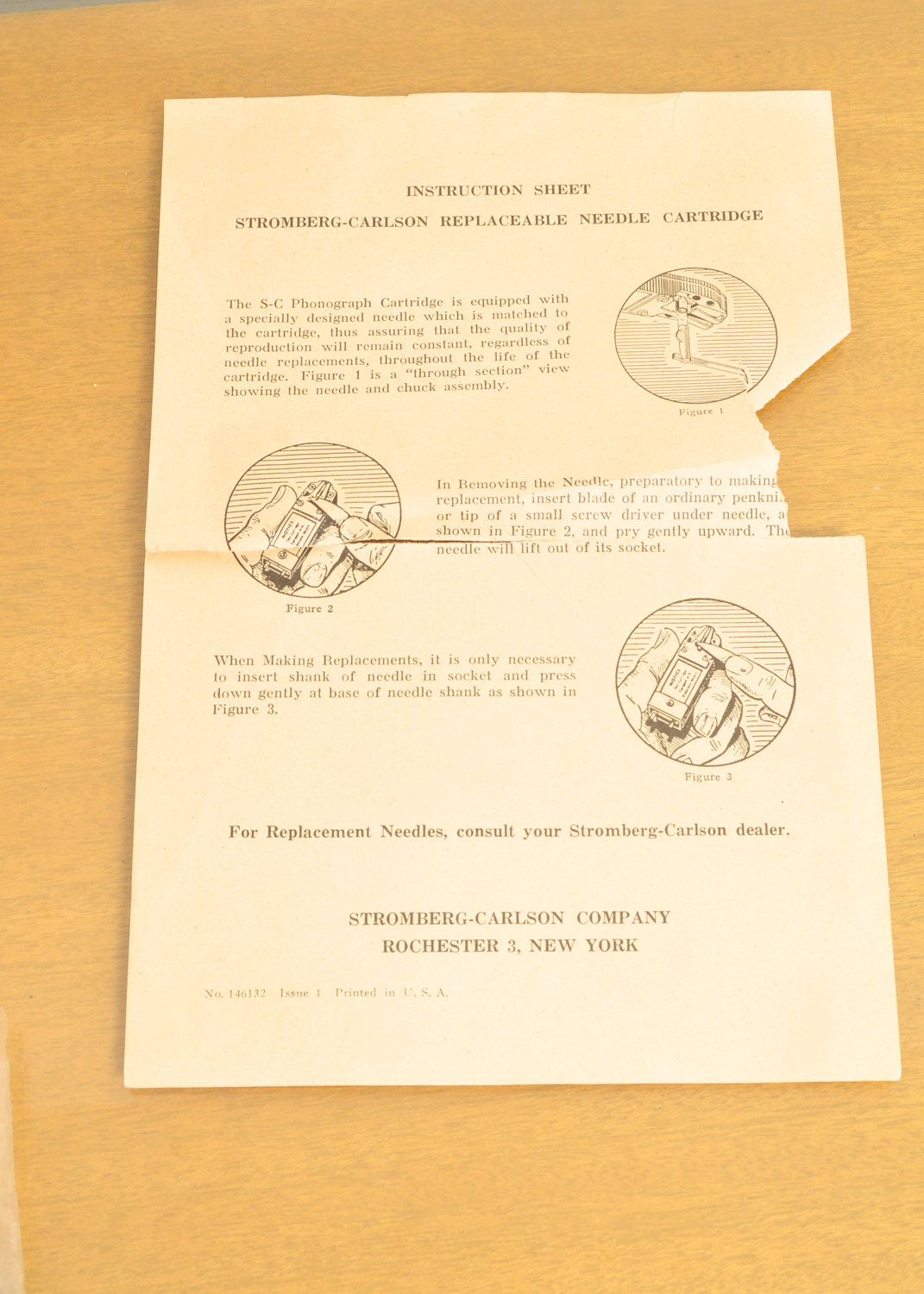 Mid Century Stromberg-Carlson Hi Fi Stereo Console