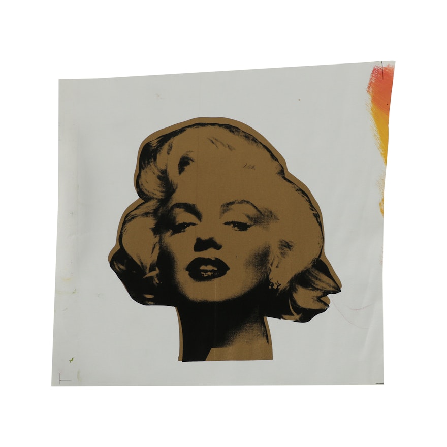 Steve Kaufman Serigraph "Marilyn"