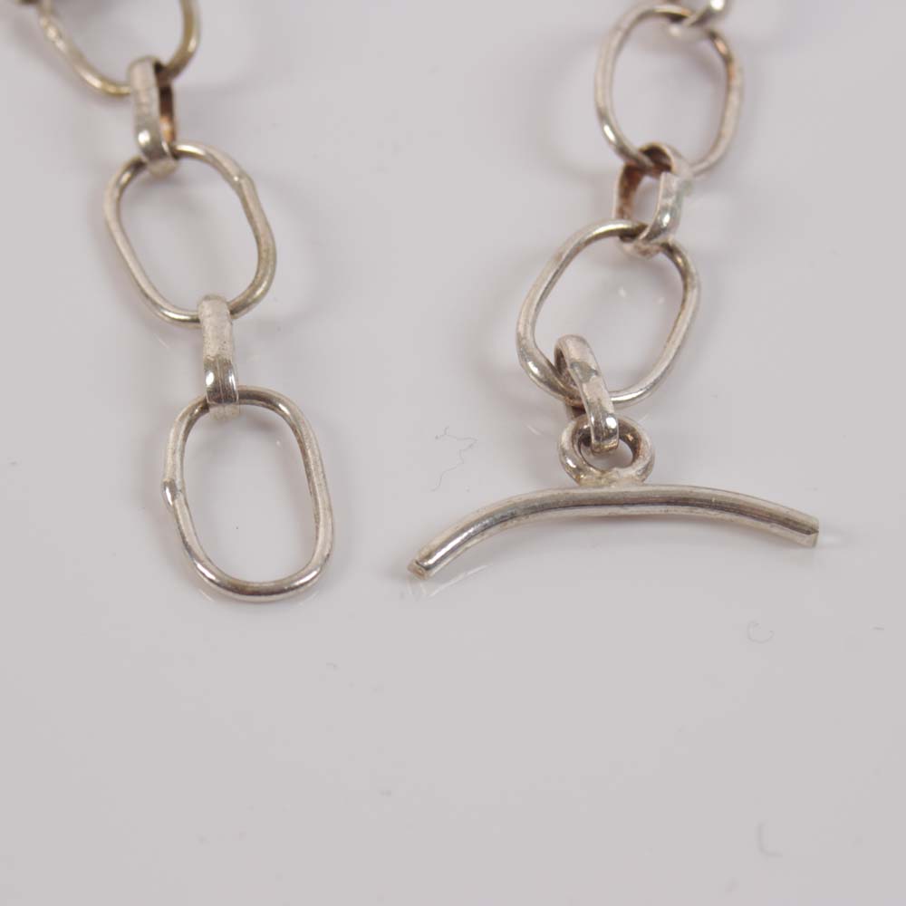 Sterling Turquoise, 12.65 CTW Moonstone, Druzy Quartz Bib Necklace