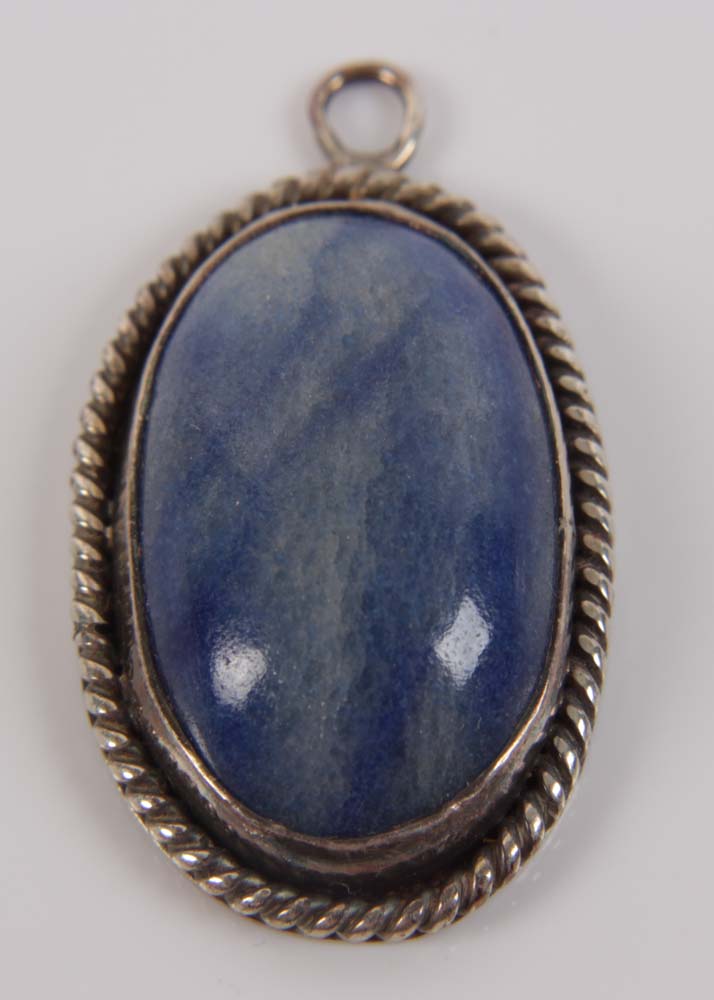 Sterling Silver Ammonite and Coin Pearl, Quartz Pendants