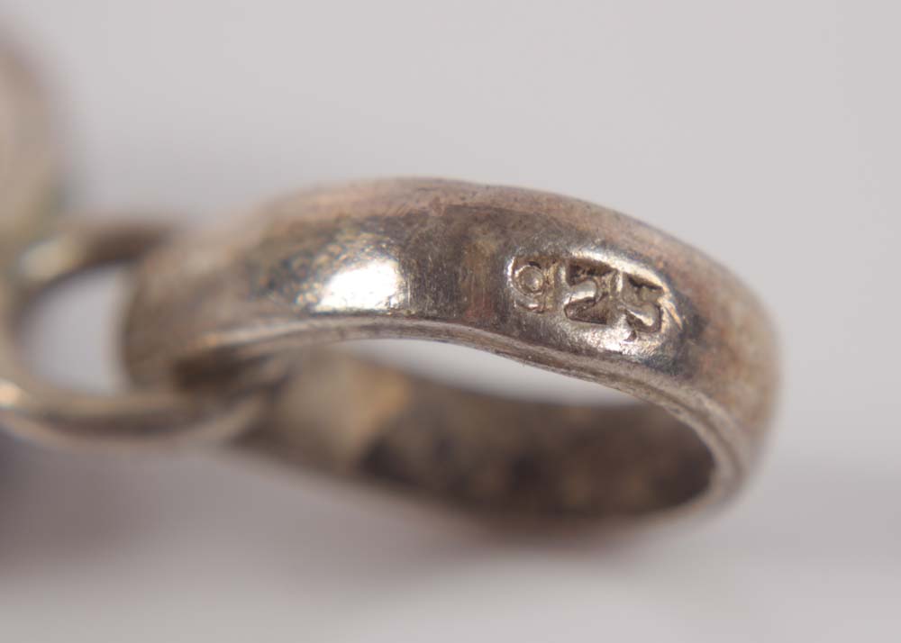 Sterling Silver Ammonite and Coin Pearl, Quartz Pendants