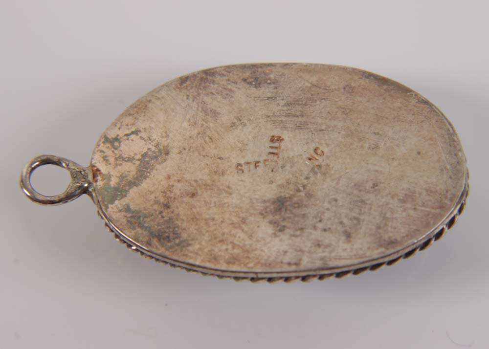 Sterling Silver Ammonite and Coin Pearl, Quartz Pendants