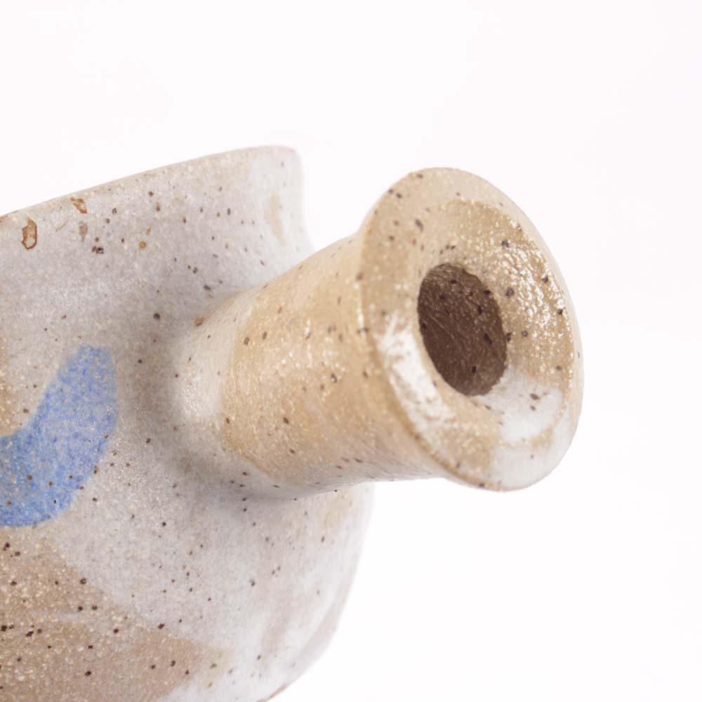 Signed Hand Thrown Stoneware Kitchenware Featuring Brown Pottery