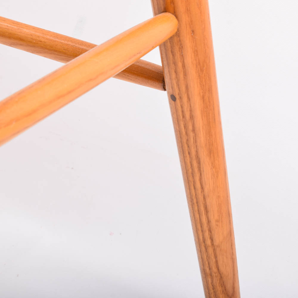 Pair of Stephen Swift Nantucket Wood Kitchen Stools