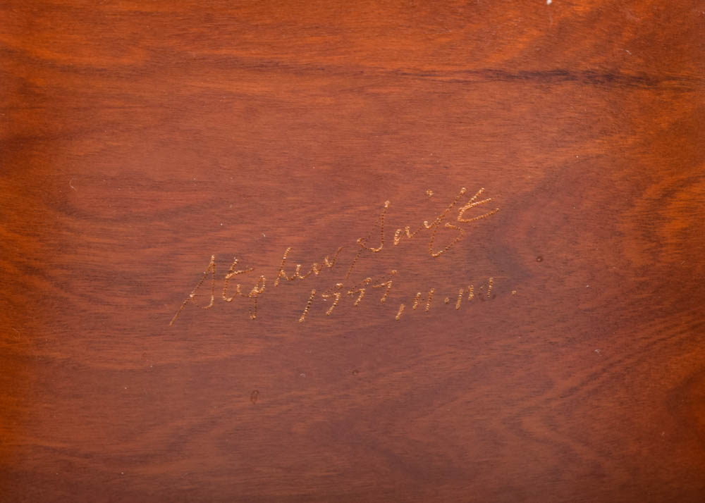 Pair of Stephen Swift Nantucket Wood Kitchen Stools