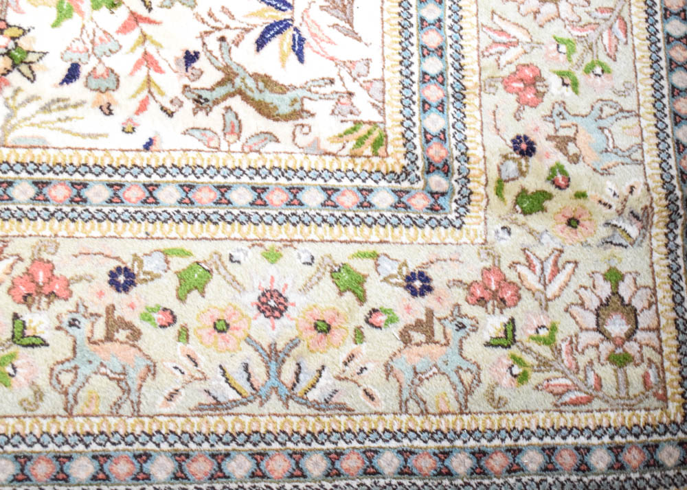 Hand-Knotted Tabatabai Tabriz Wool Area Rug