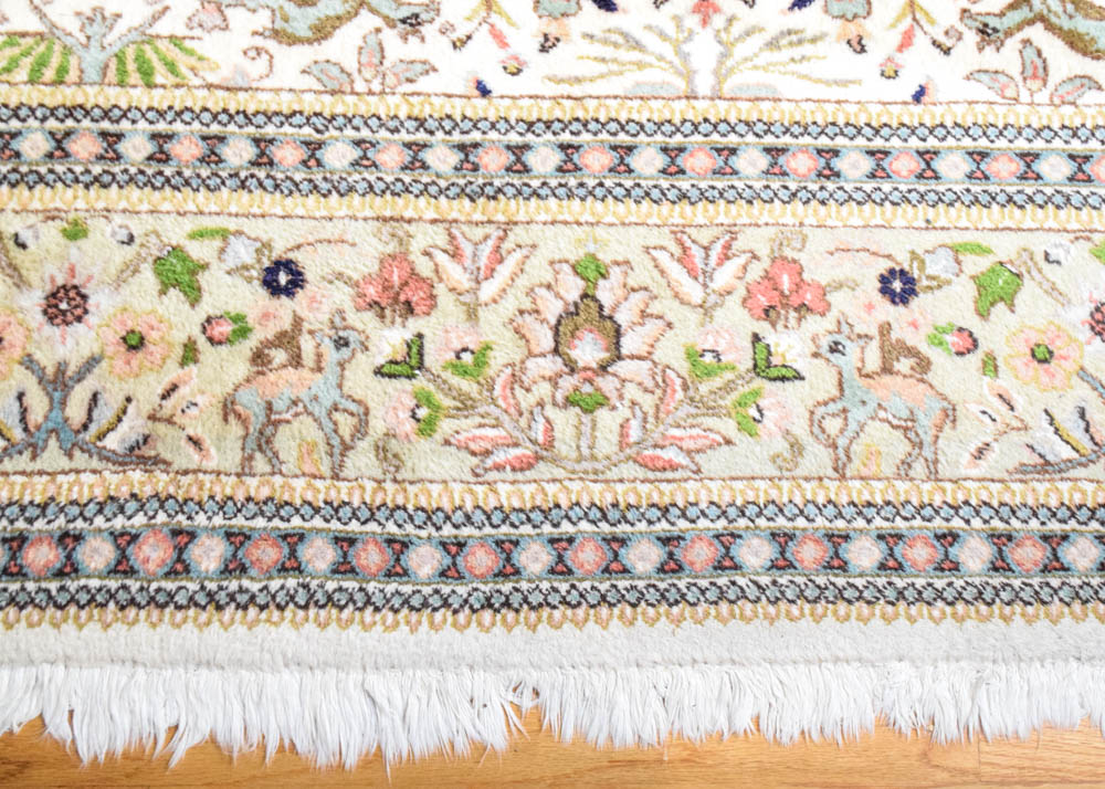 Hand-Knotted Tabatabai Tabriz Wool Area Rug