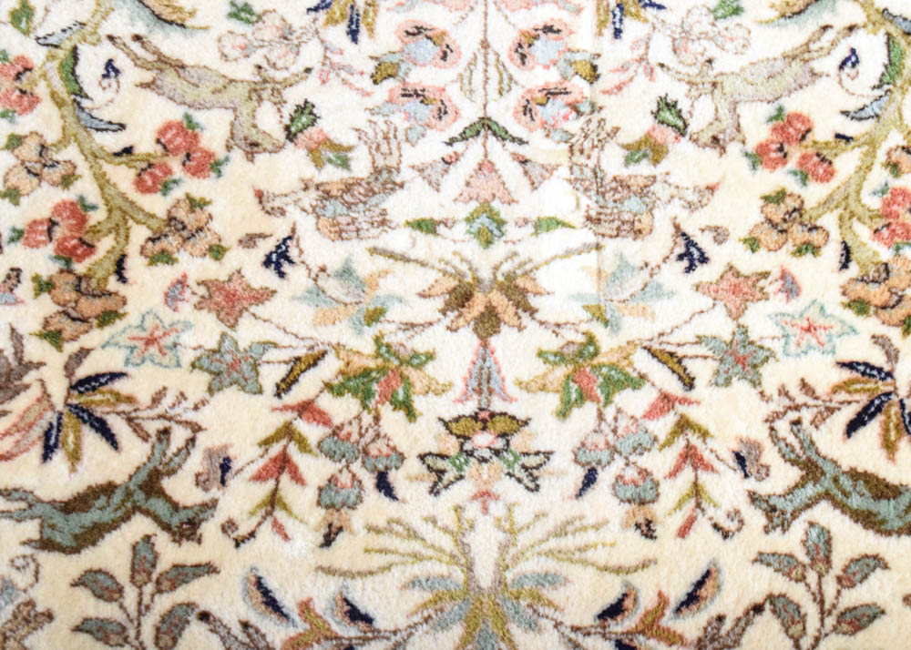 Hand-Knotted Tabatabai Tabriz Wool Area Rug