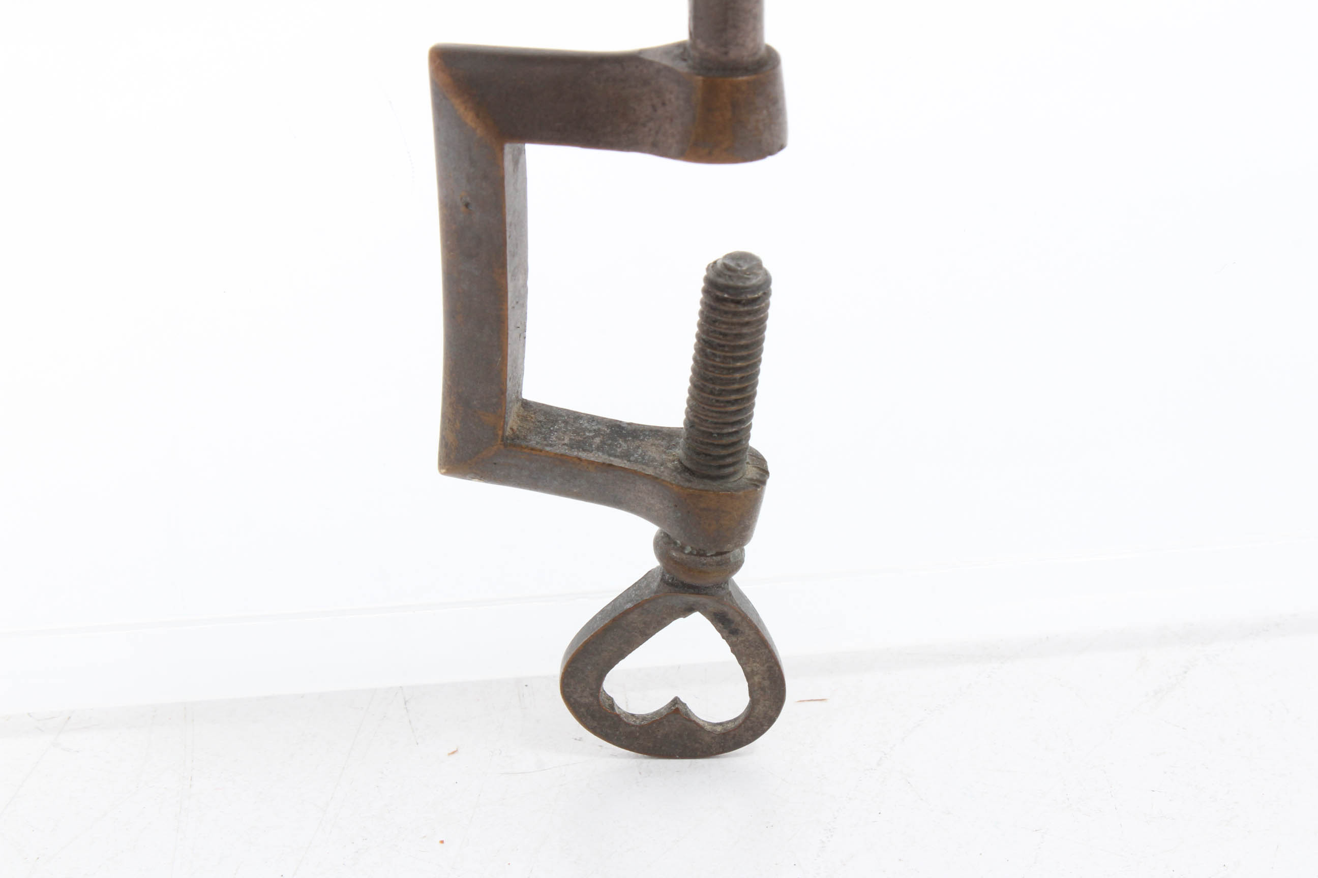 Antique Victorian Era Charles Waterman Brass Sewing Bird