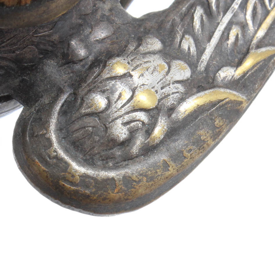 Antique Victorian Era Charles Waterman Brass Sewing Bird