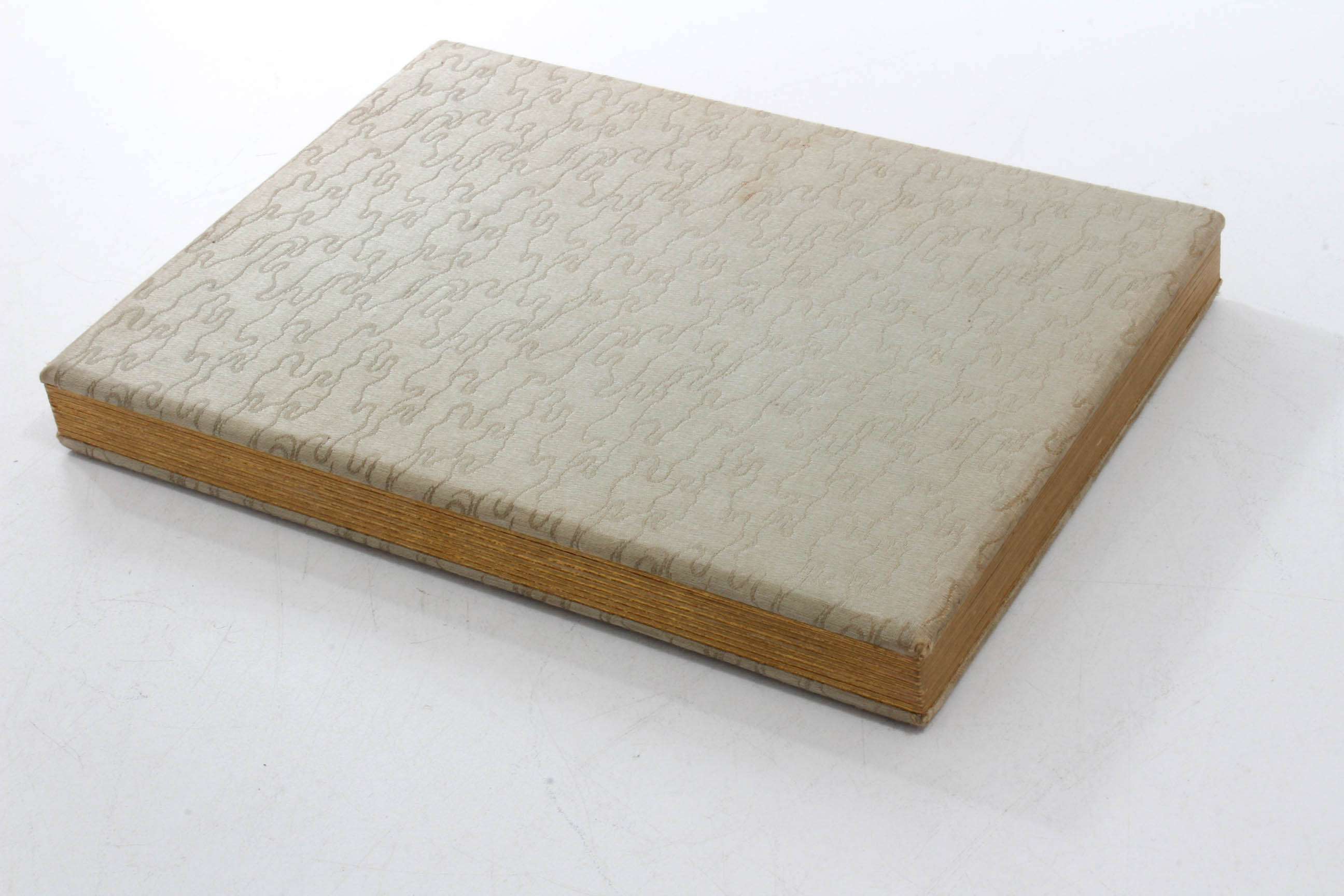 Vintage Silk Bound Japanese Shunga Pillow Book