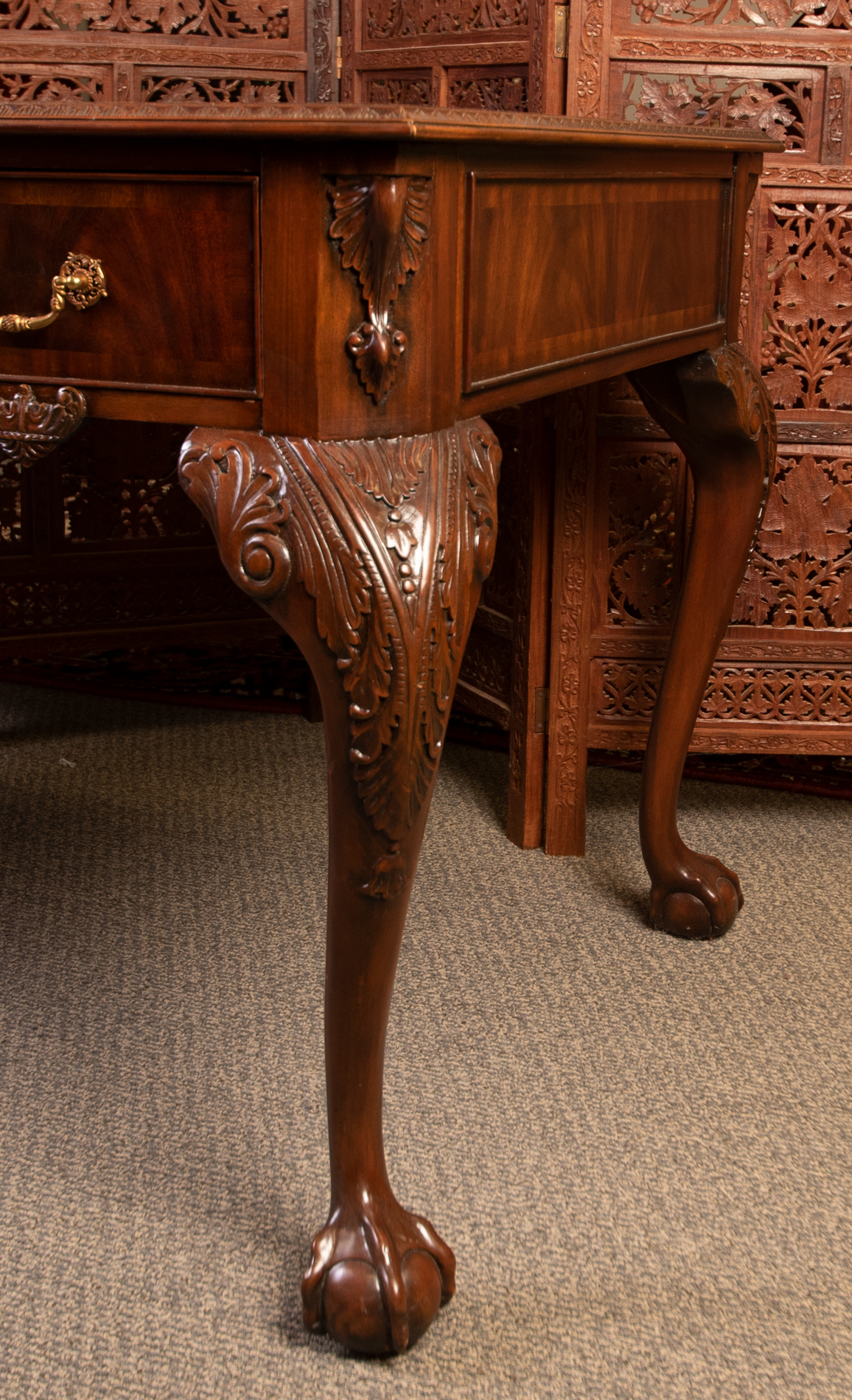 Chippendale Style Writing Desk by Maitland-Smith