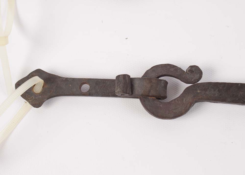 Antique Wrought Iron Pricket Candle Sconces