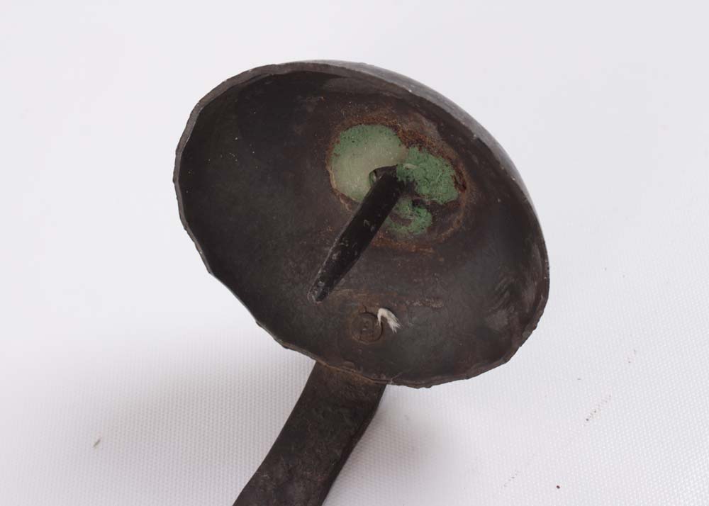 Antique Wrought Iron Pricket Candle Sconces