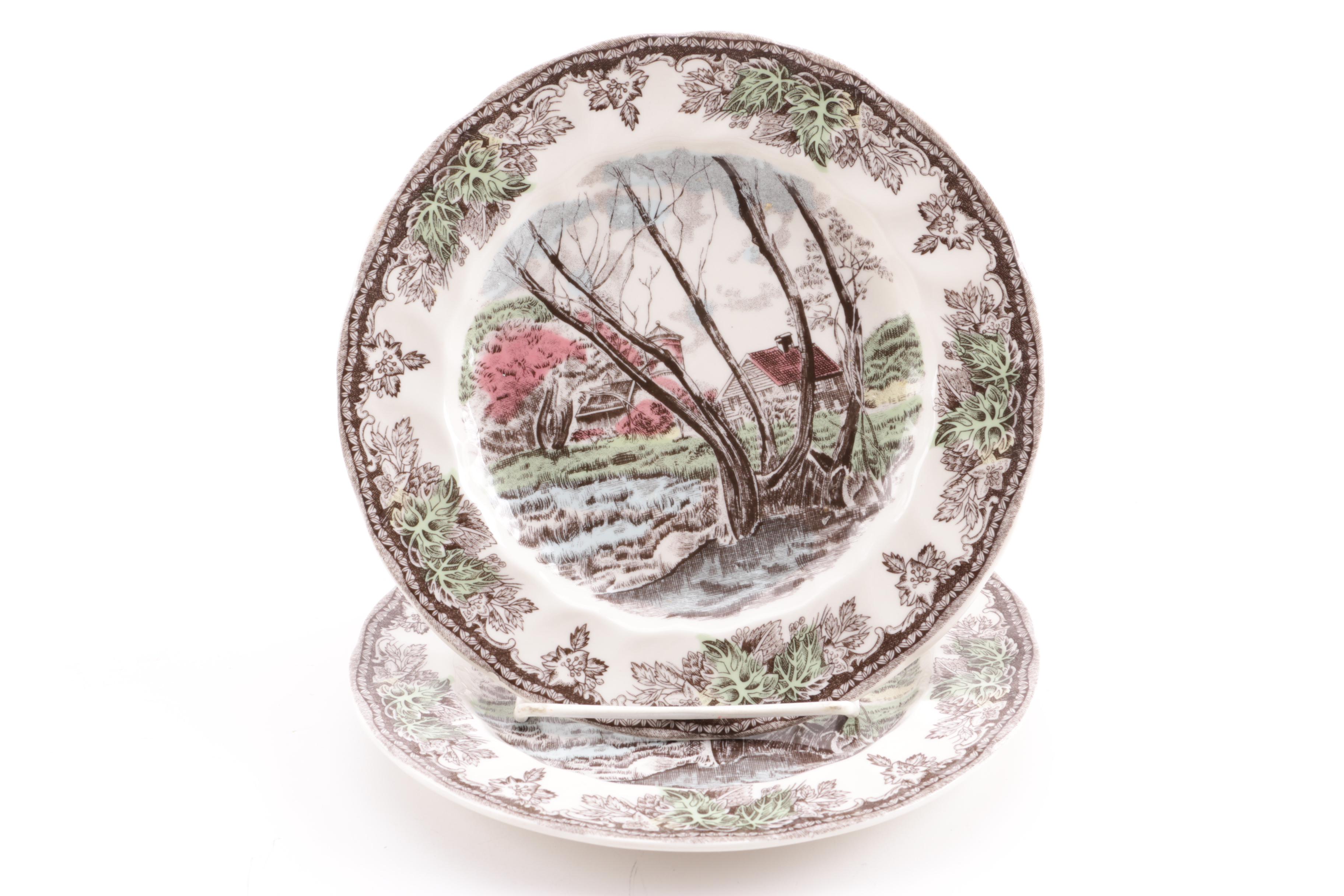 Johnson Bros "The Friendly Village" Earthenware Dinnerware