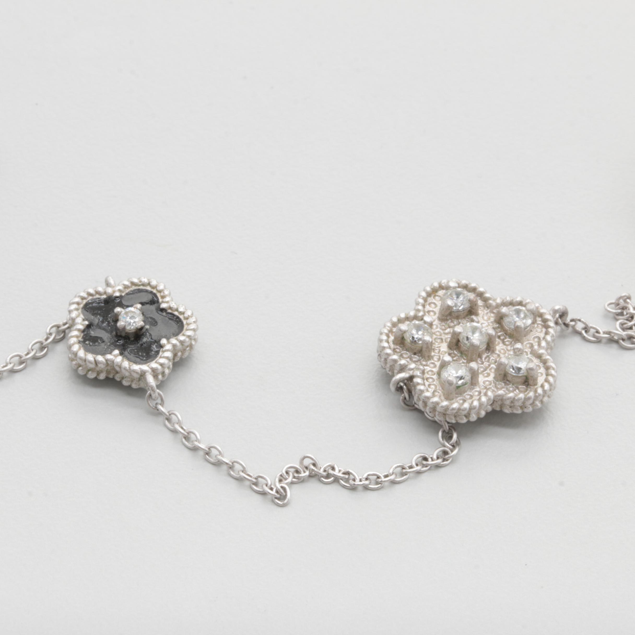 Portofino Dreams Sterling Silver Cubic Zirconia Jewelry Including Enamel