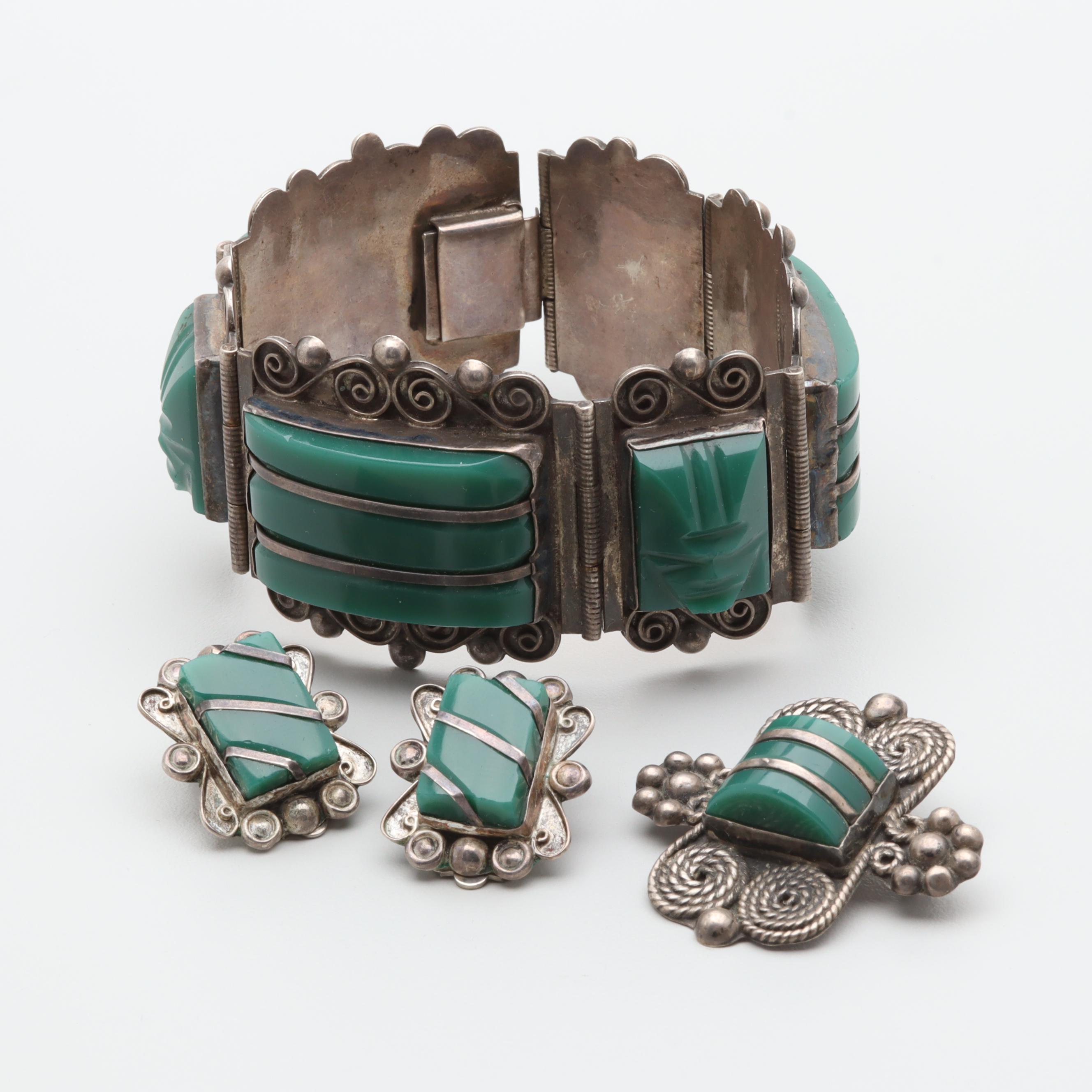 Sterling Silver Glass Jewelry Selection