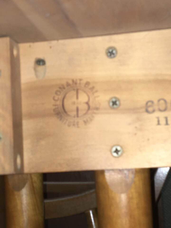 Mid Century Modern Maple Drop Leaf Table by Russel Wright for Conant Ball