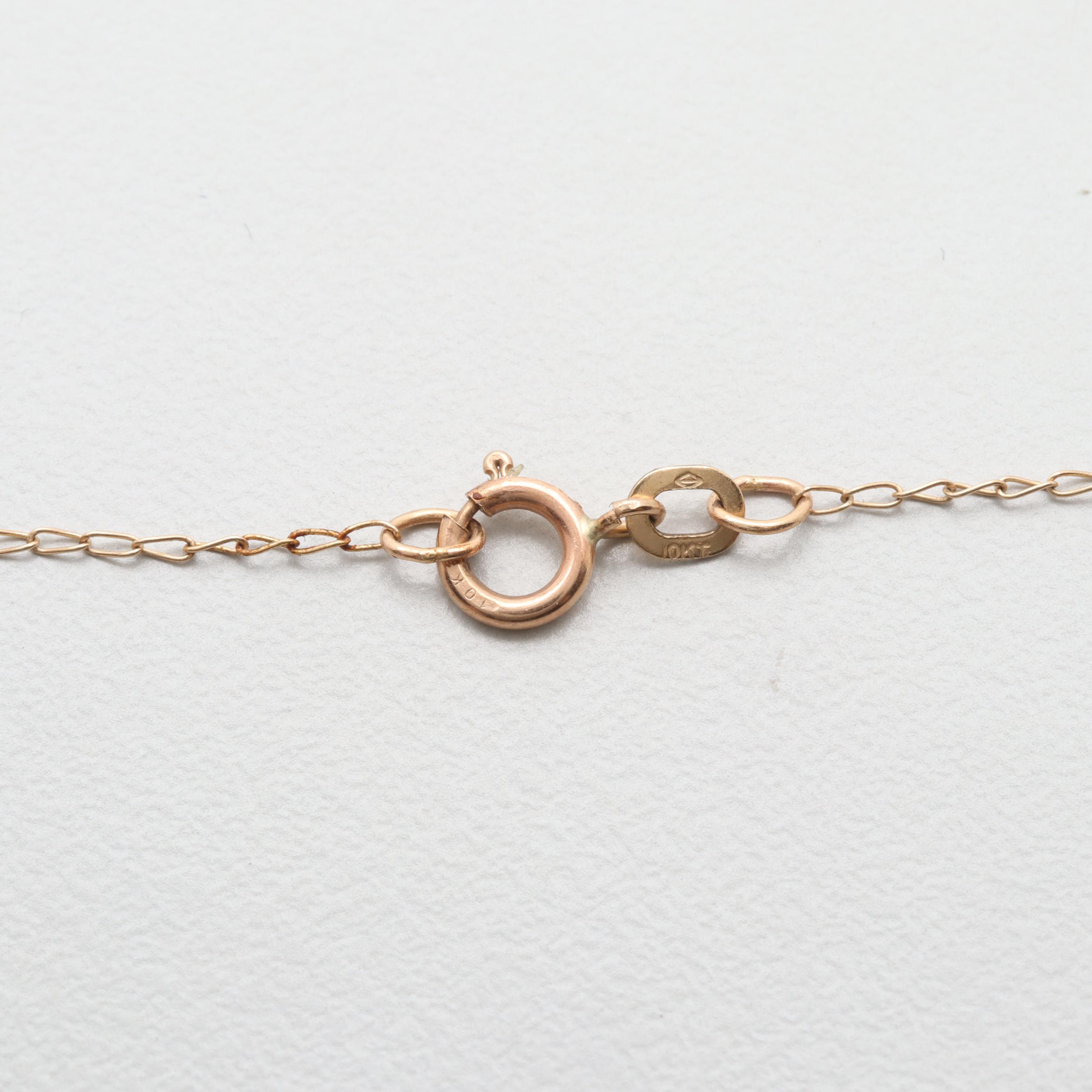 10K Yellow Gold Link Chain Necklace