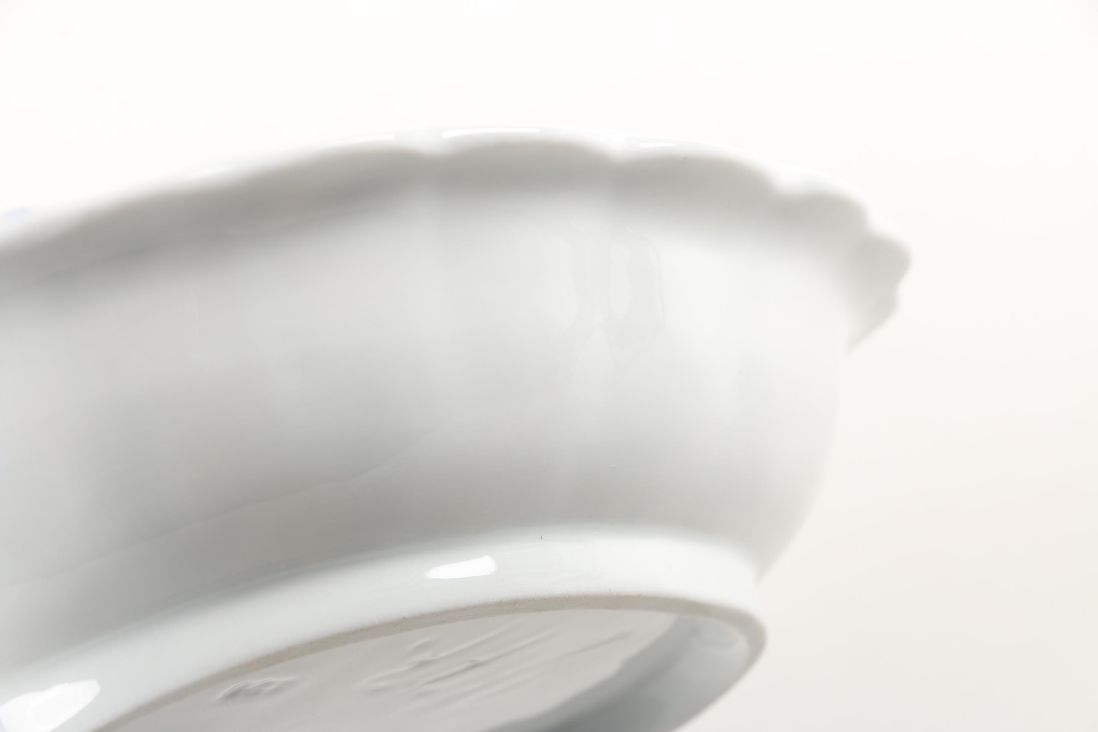 Meissen "Blue Onion" Porcelain Divided Relish Dish