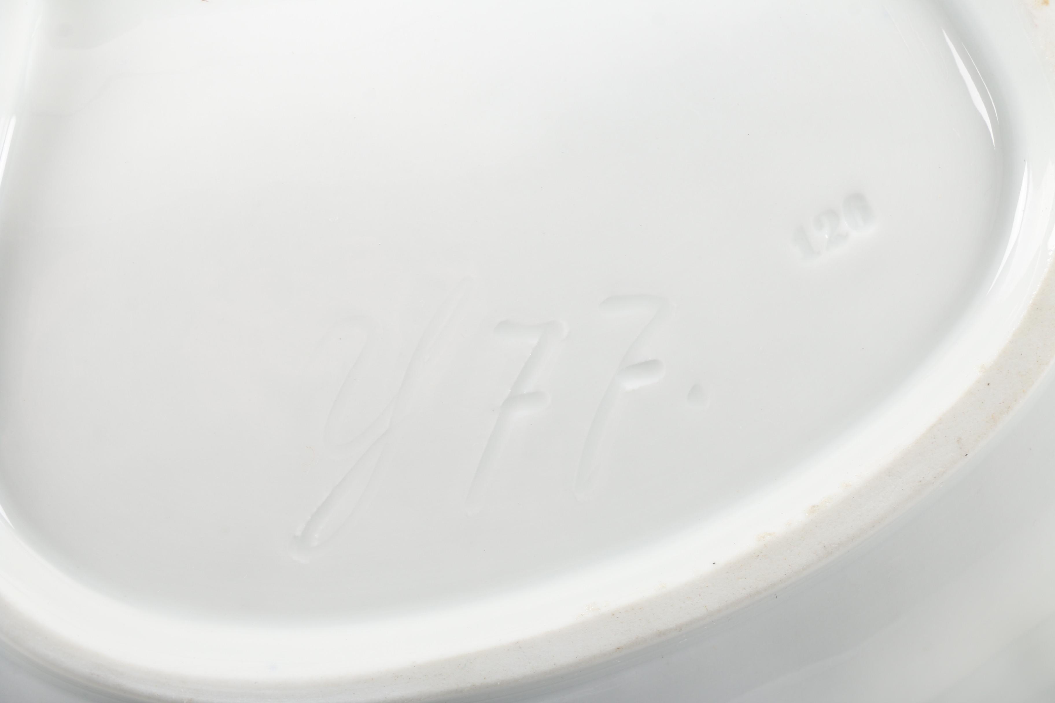 Meissen "Blue Onion" Porcelain Divided Relish Dish