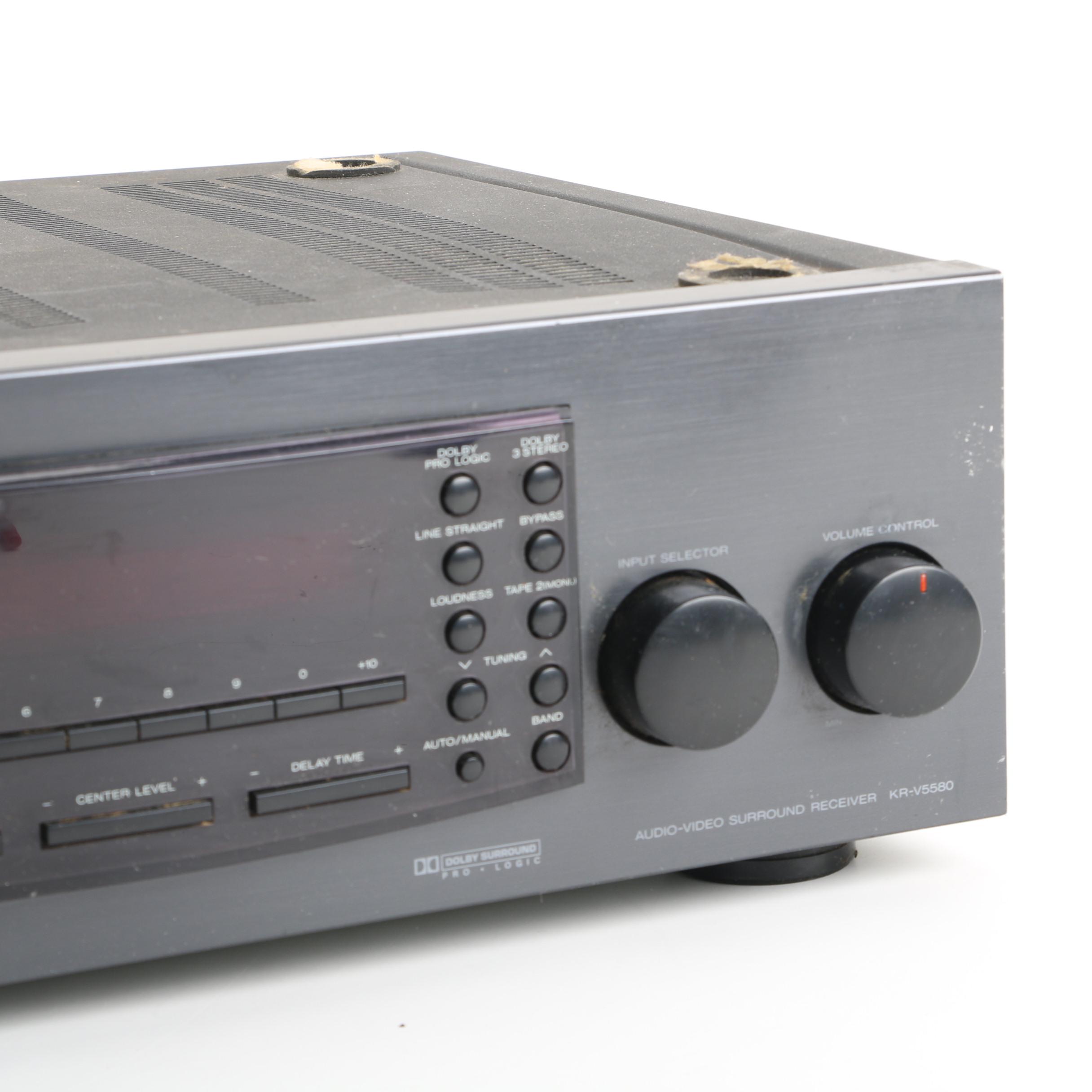 Kenwood KR-V5580 Audio-Video Surround Receiver