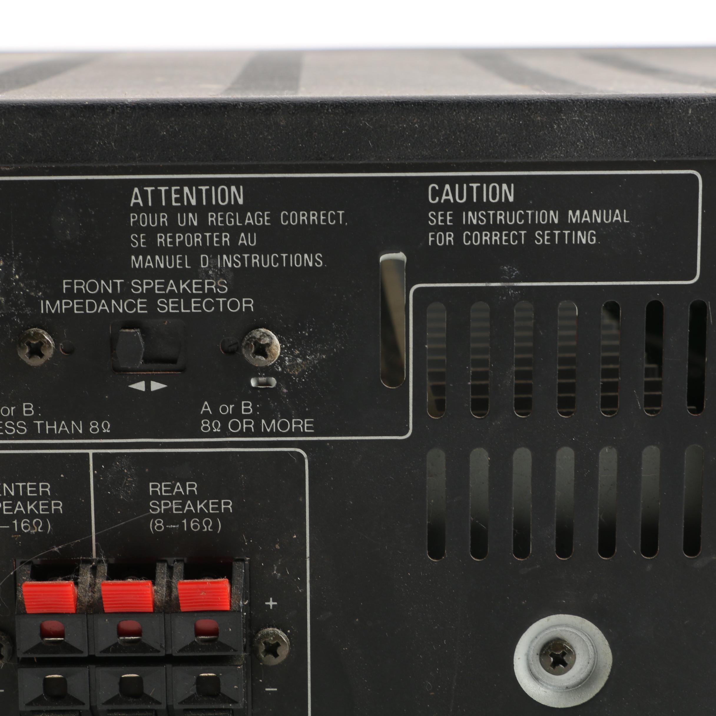 Kenwood KR-V5580 Audio-Video Surround Receiver