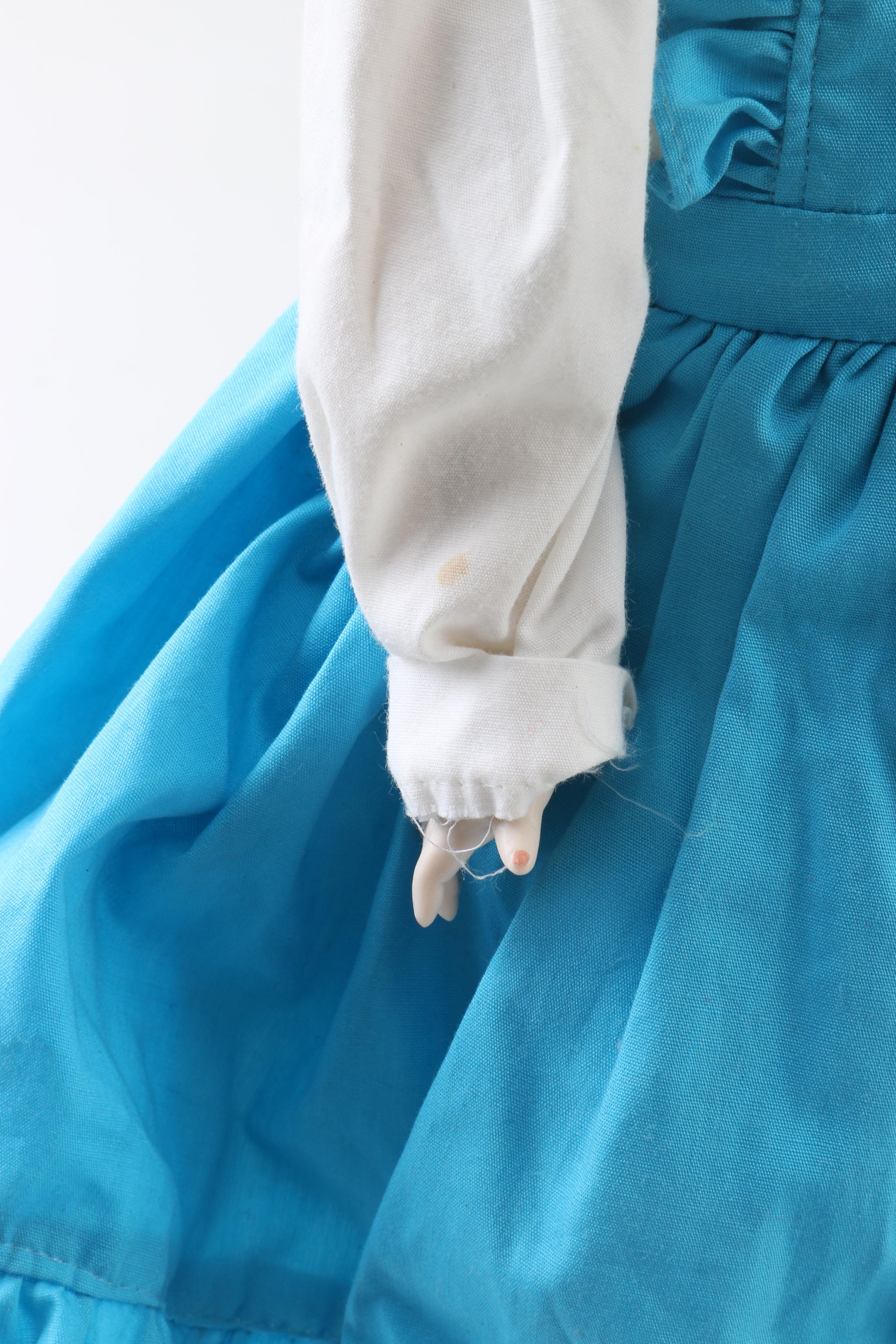 Vintage Jointed Porcelain Doll