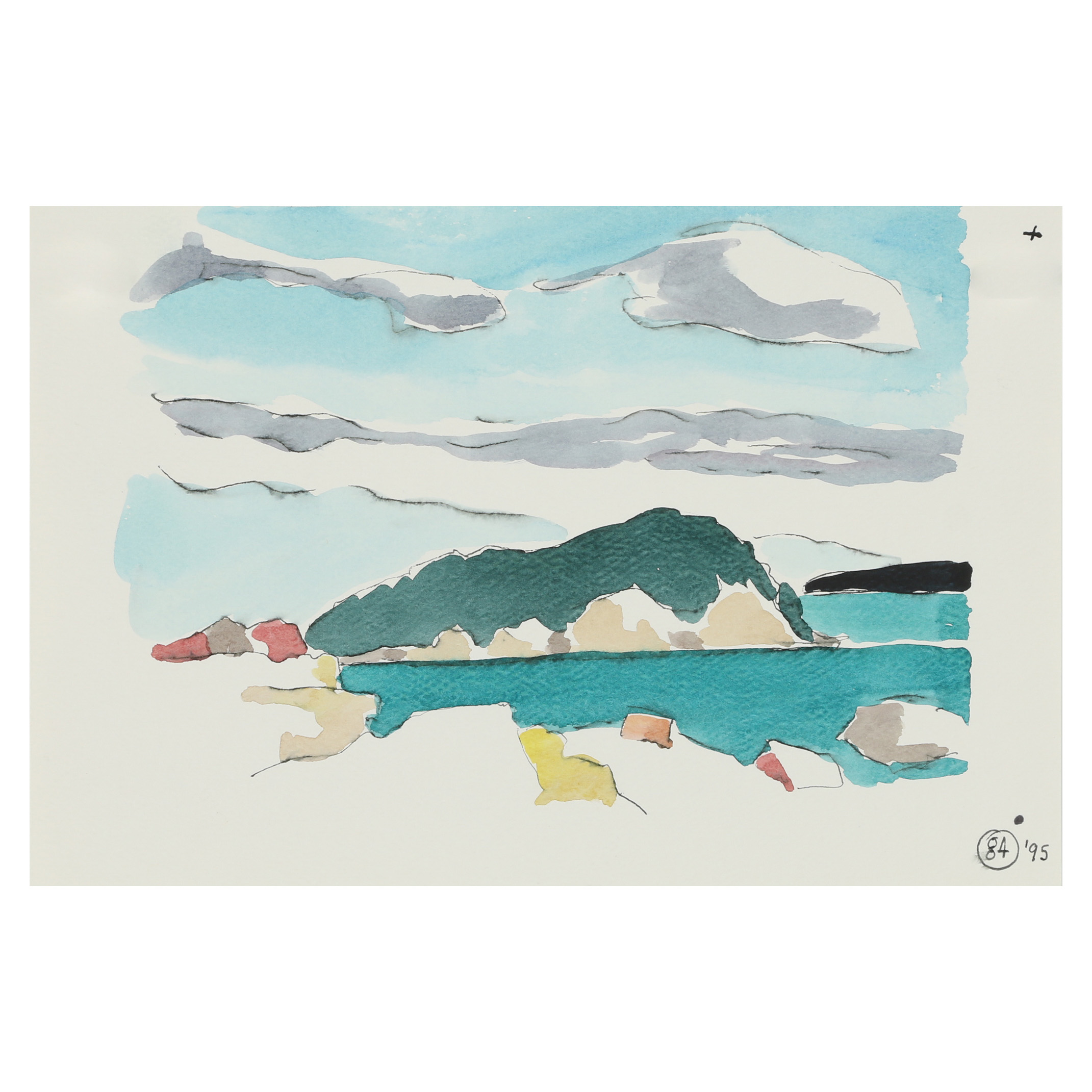 Robert Herrmann Watercolor Painting