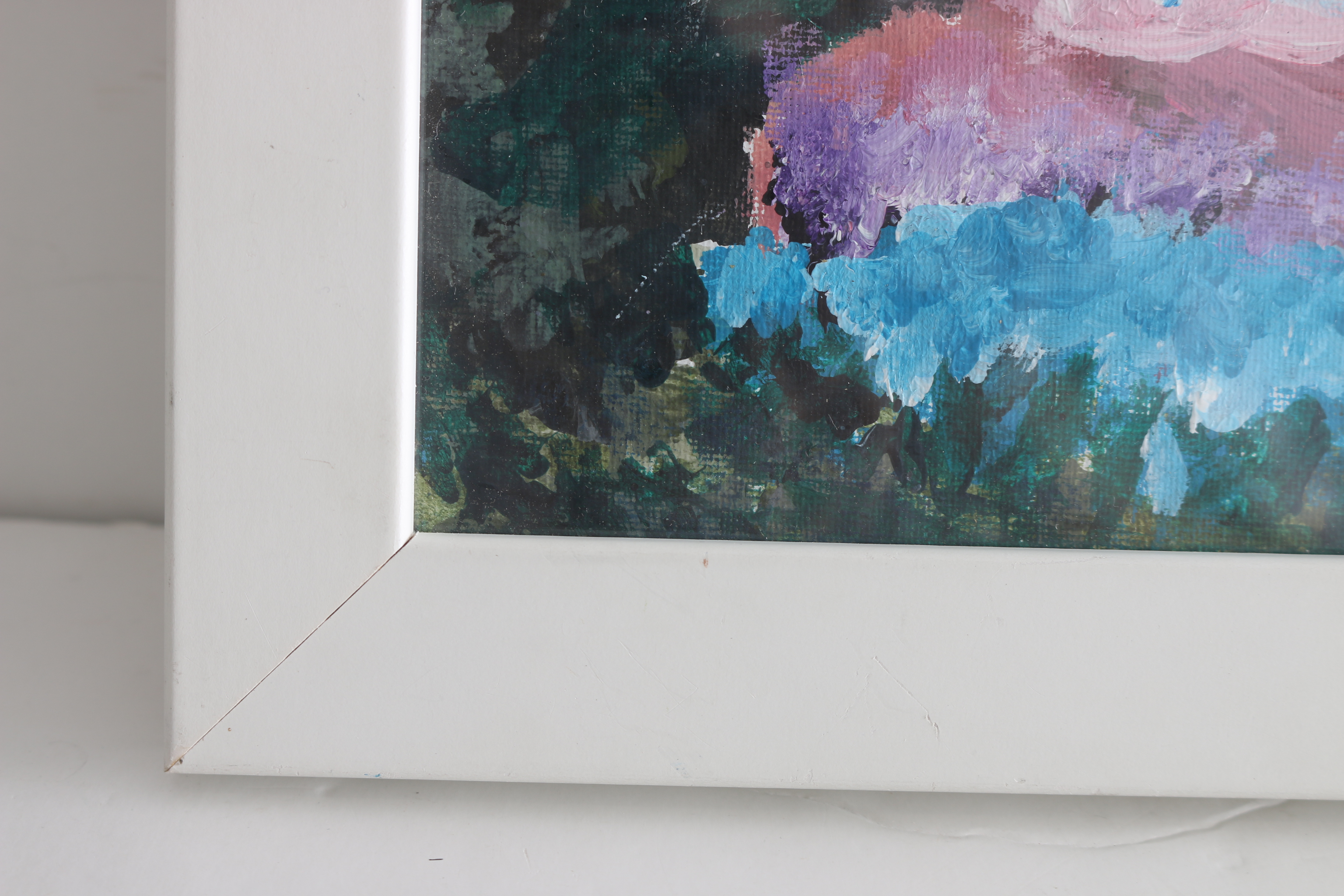 Mike Dezarn 2017 Acrylic Painting on Canvas Board "The Peaceful Place"