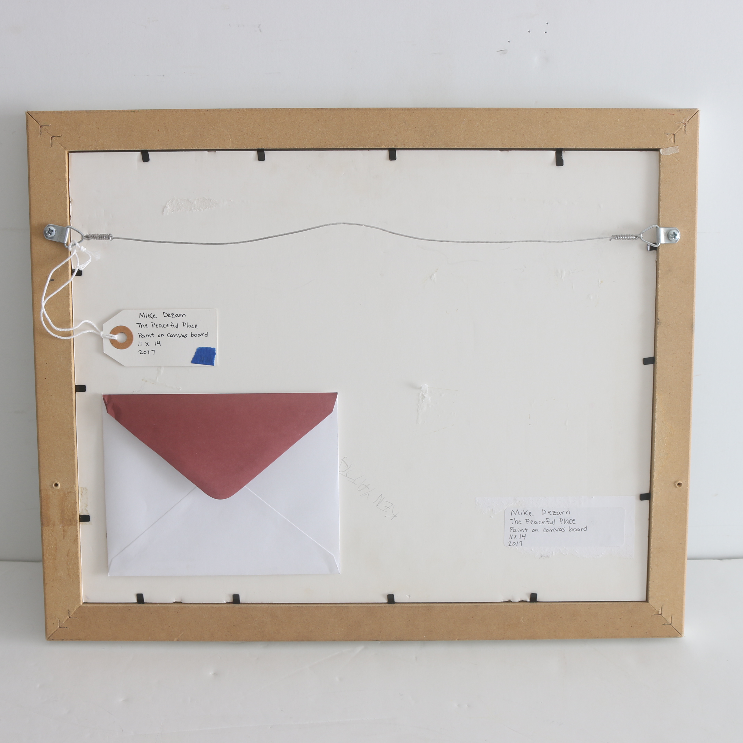 Mike Dezarn 2017 Acrylic Painting on Canvas Board "The Peaceful Place"