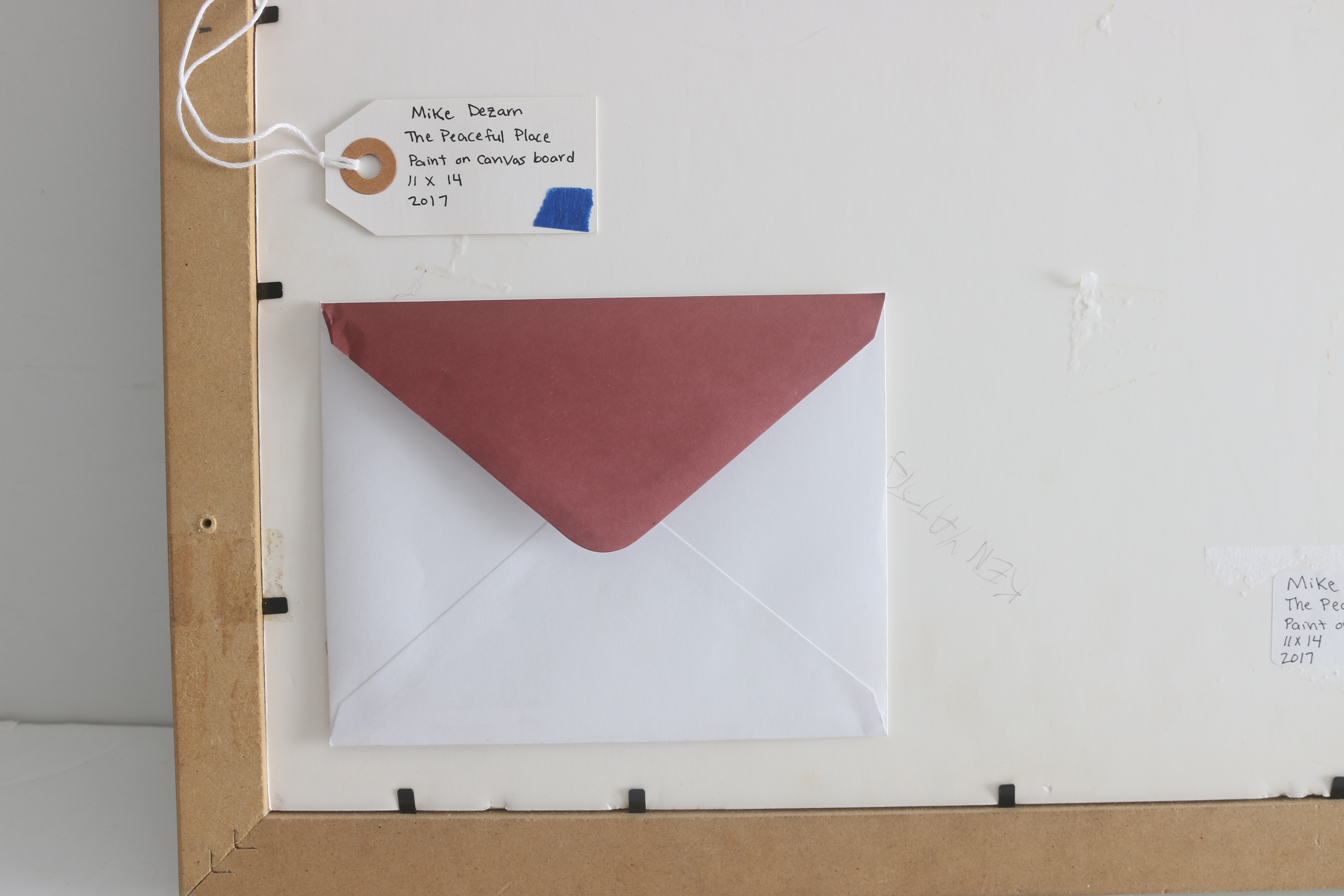 Mike Dezarn 2017 Acrylic Painting on Canvas Board "The Peaceful Place"