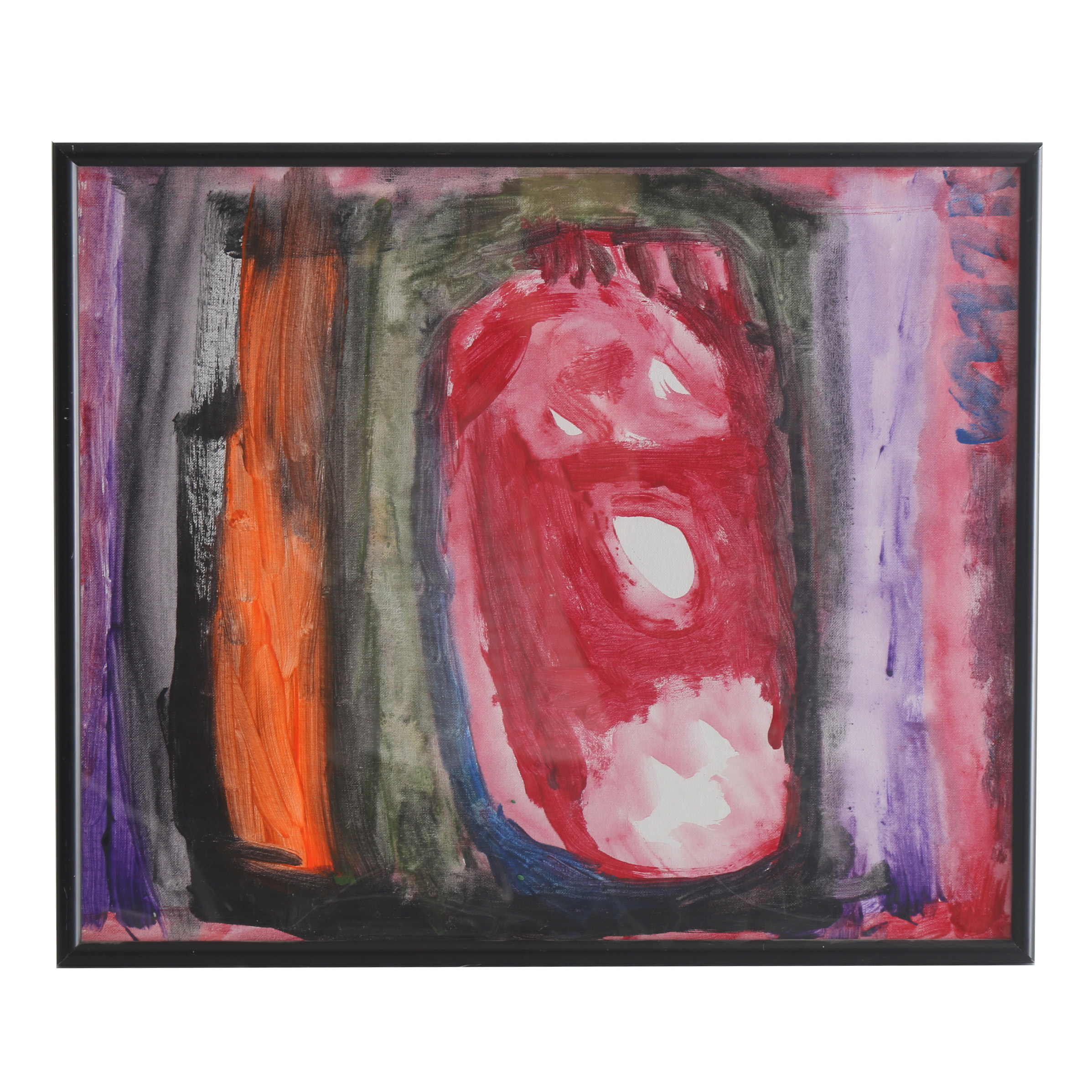 Mark Smith 2008 Acrylic Painting on Canvas Board "Untitled"