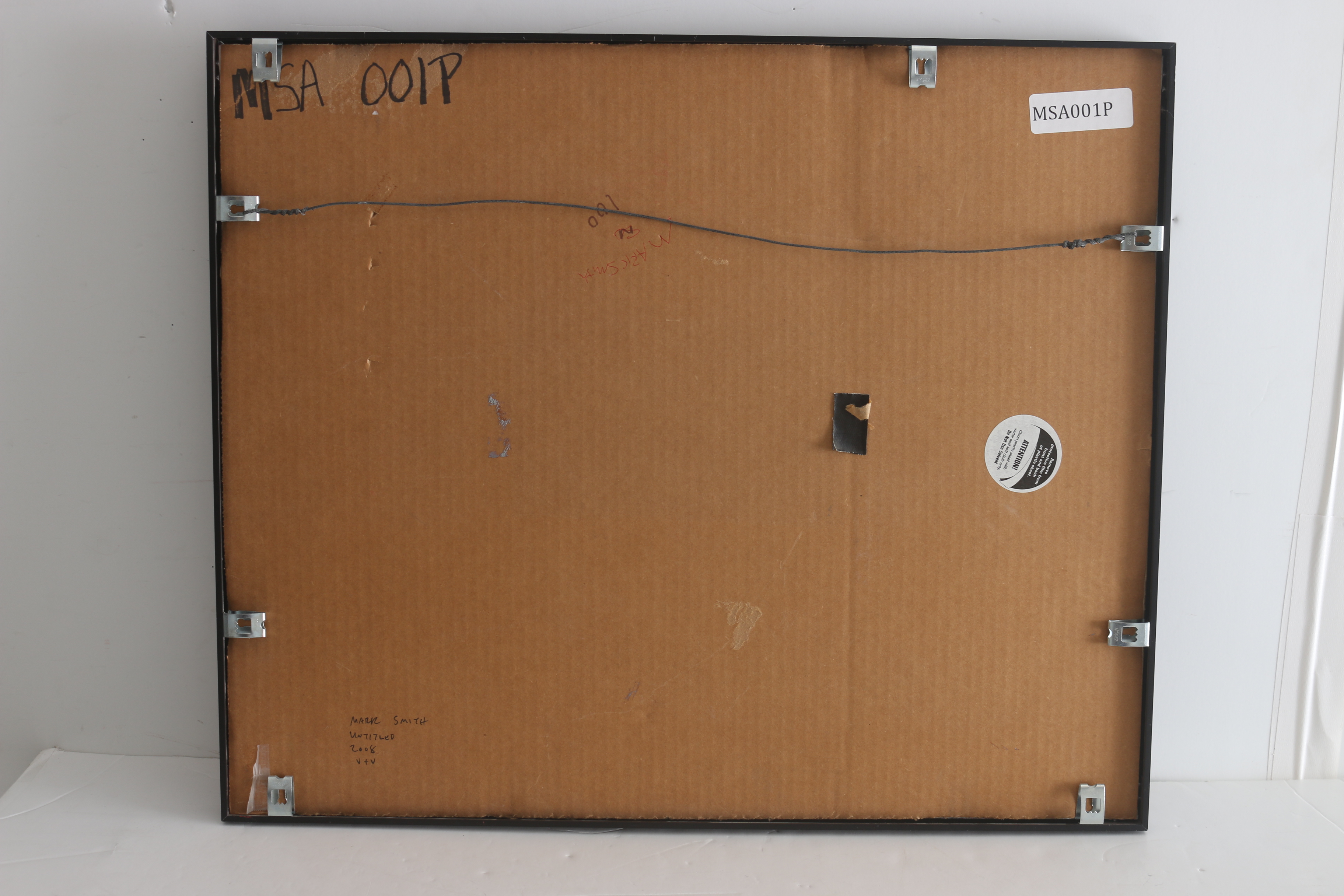 Mark Smith 2008 Acrylic Painting on Canvas Board "Untitled"