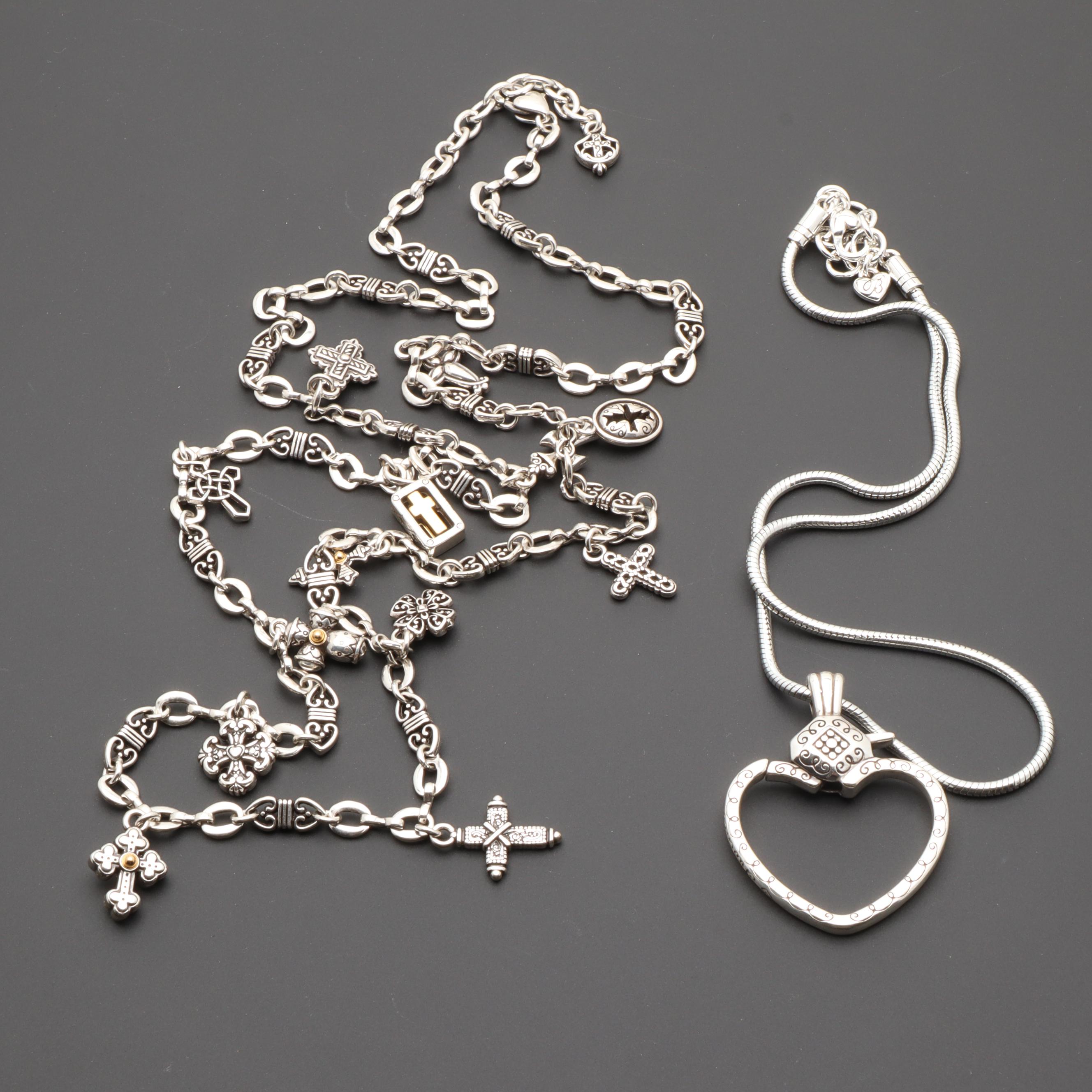 Assortment of Silver Tone Jewelry Including Synthetic Hematite