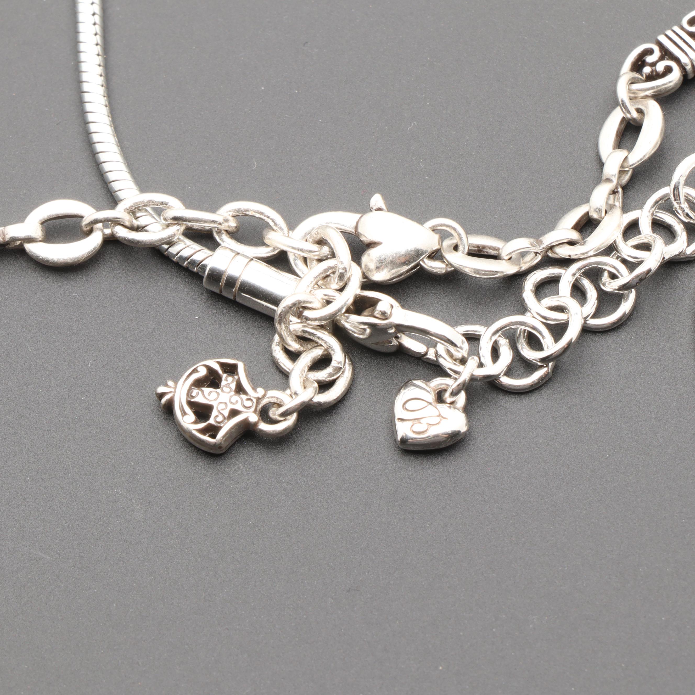 Assortment of Silver Tone Jewelry Including Synthetic Hematite