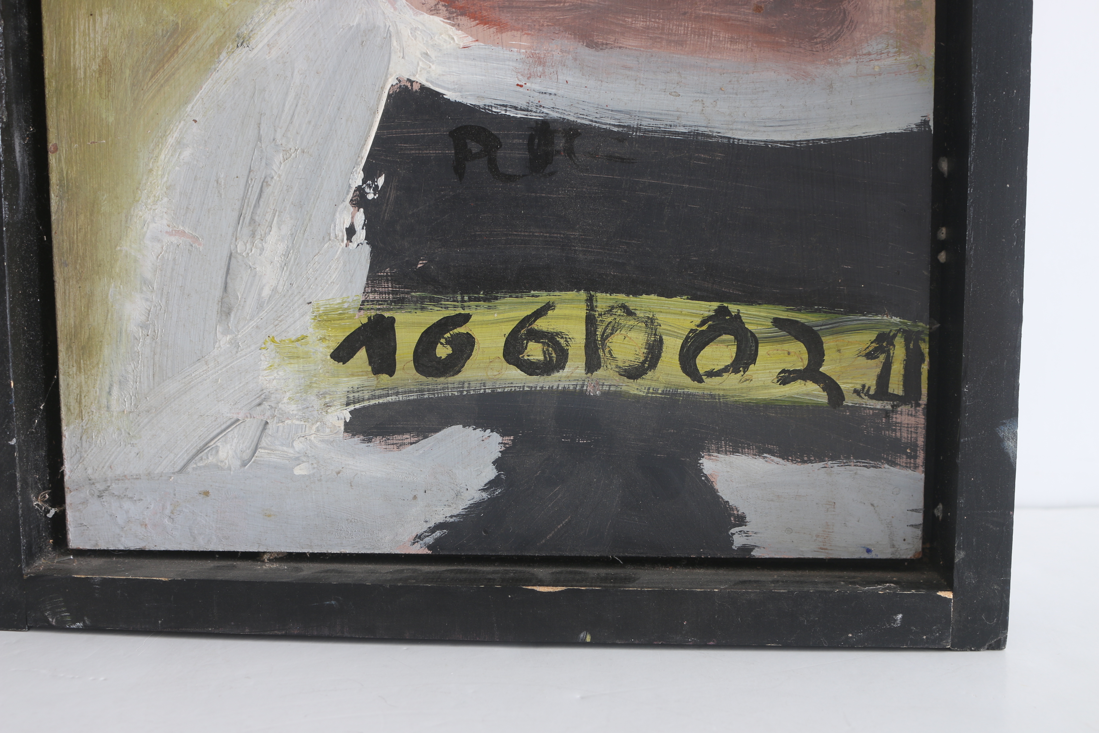 Brian Dooley 2008 Acrylic Painting on Wood "Locked Up"