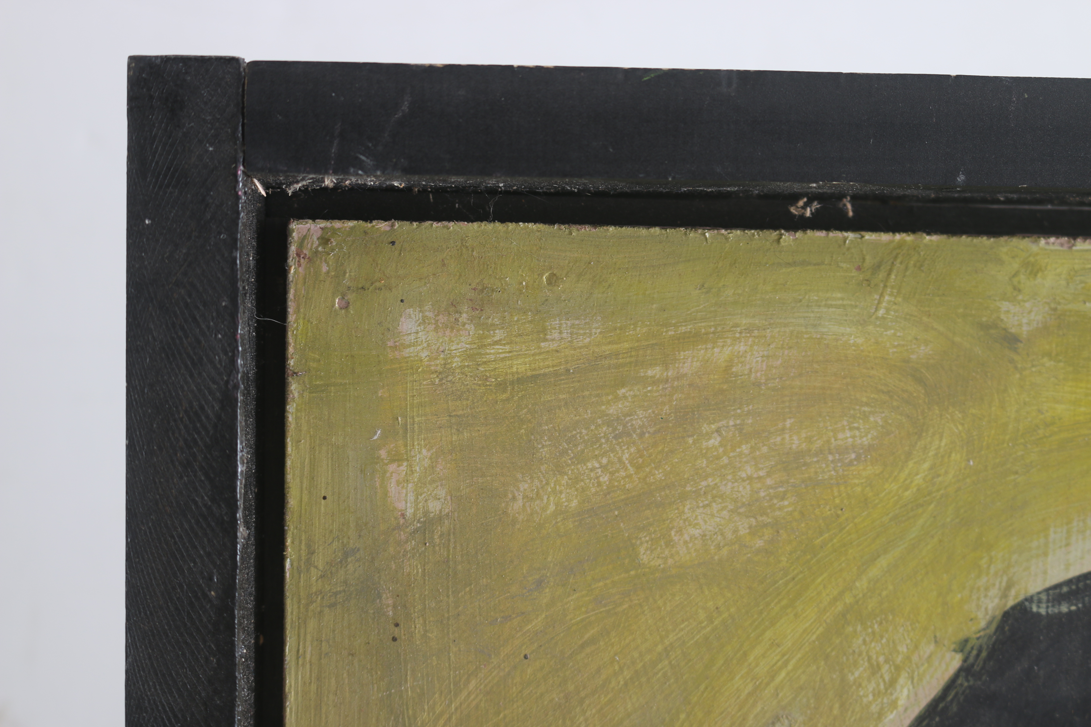 Brian Dooley 2008 Acrylic Painting on Wood "Locked Up"