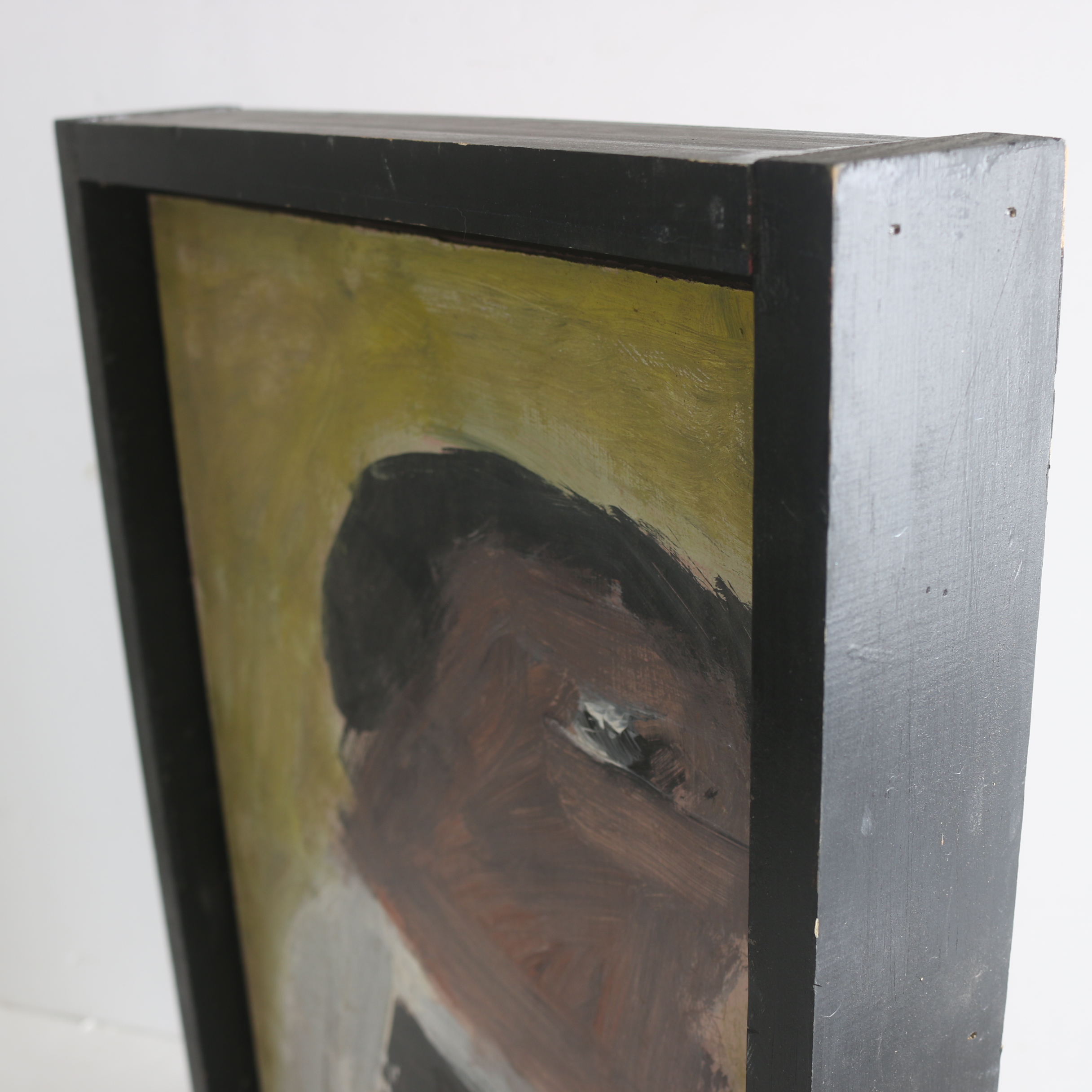 Brian Dooley 2008 Acrylic Painting on Wood "Locked Up"