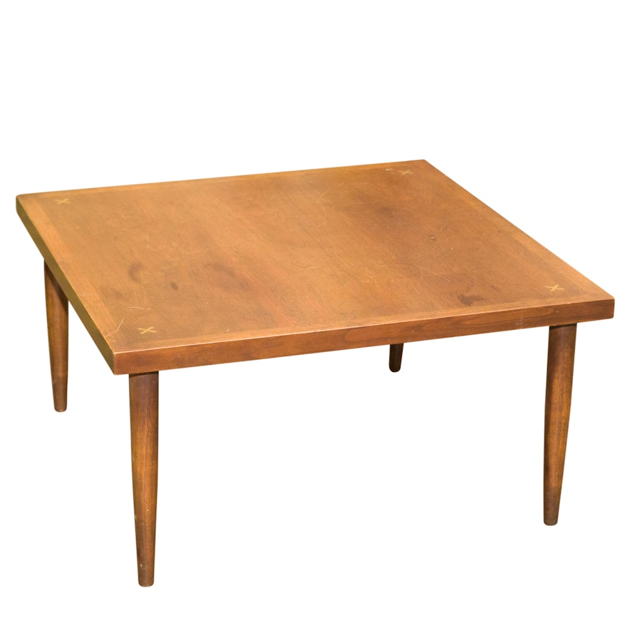 Mid Century Modern Walnut Cocktail Table by American of Martinsville