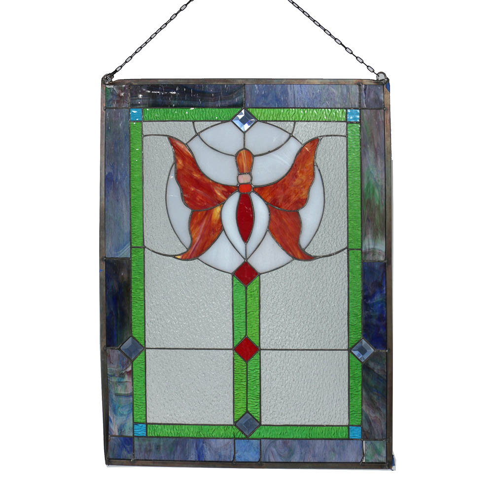 Stained Glass Window Panel