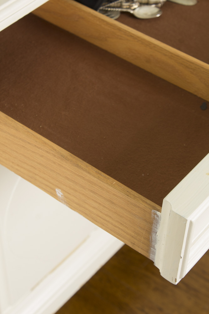 White Painted Illuminated China Cabinet