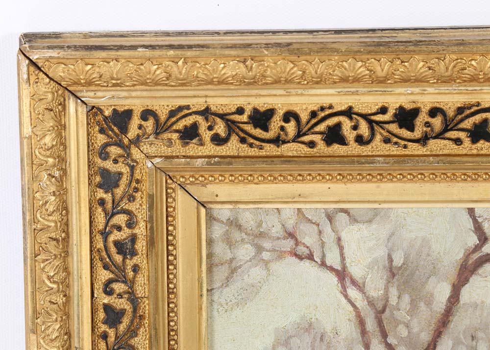 Oscar B. Erickson Oil Landscape Painting on Board