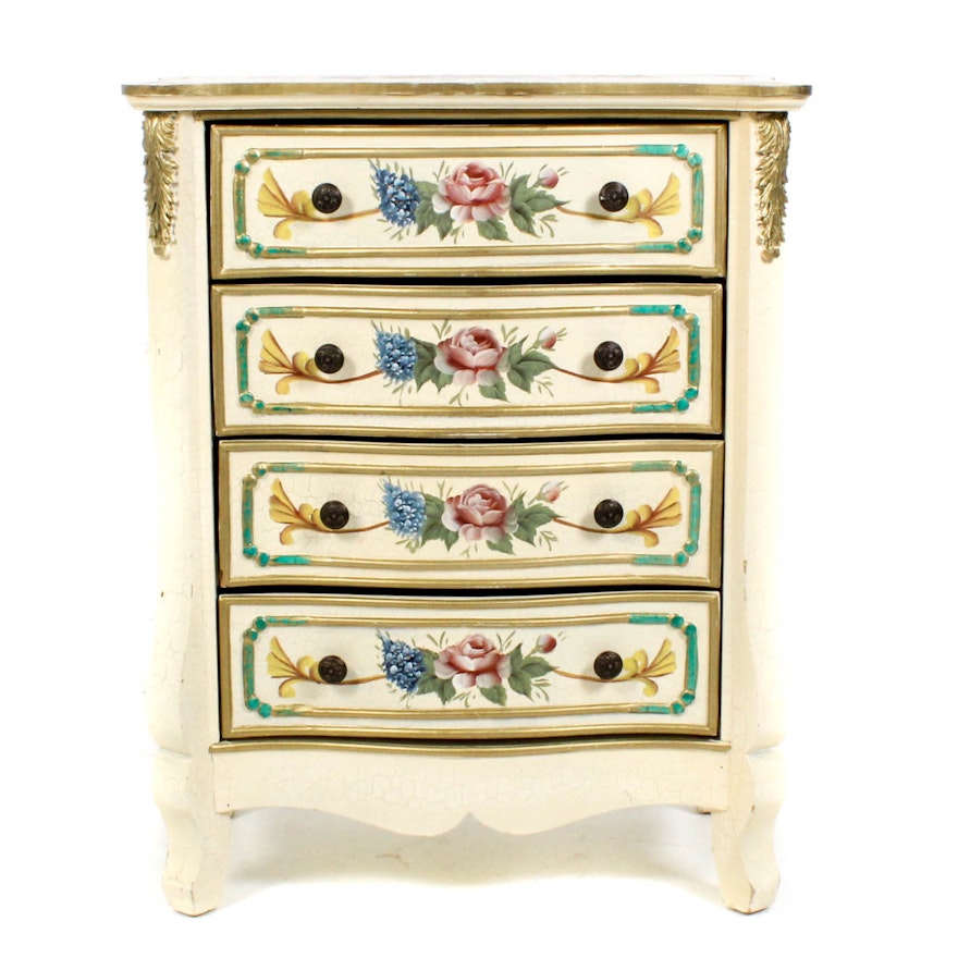 Hand Painted Small Chest of Drawers