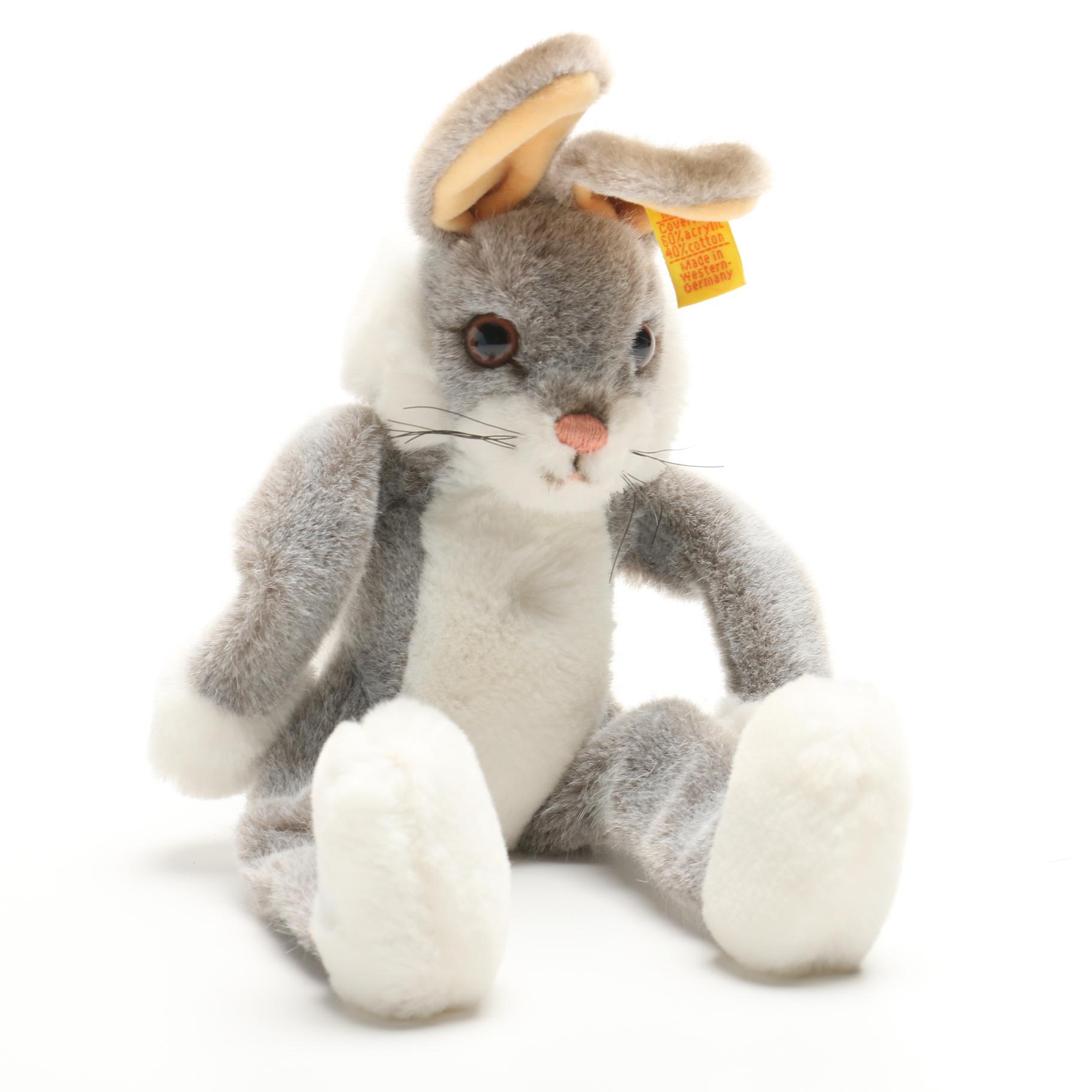 Steiff Molly Bär and Lulac Rabbit Stuffed Animals