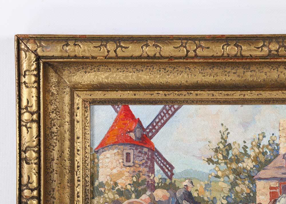 Maurice Lebel Oil Painting on Board