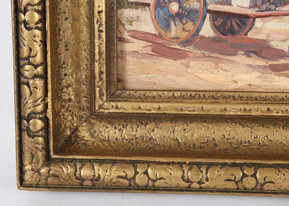 Maurice Lebel Oil Painting on Board