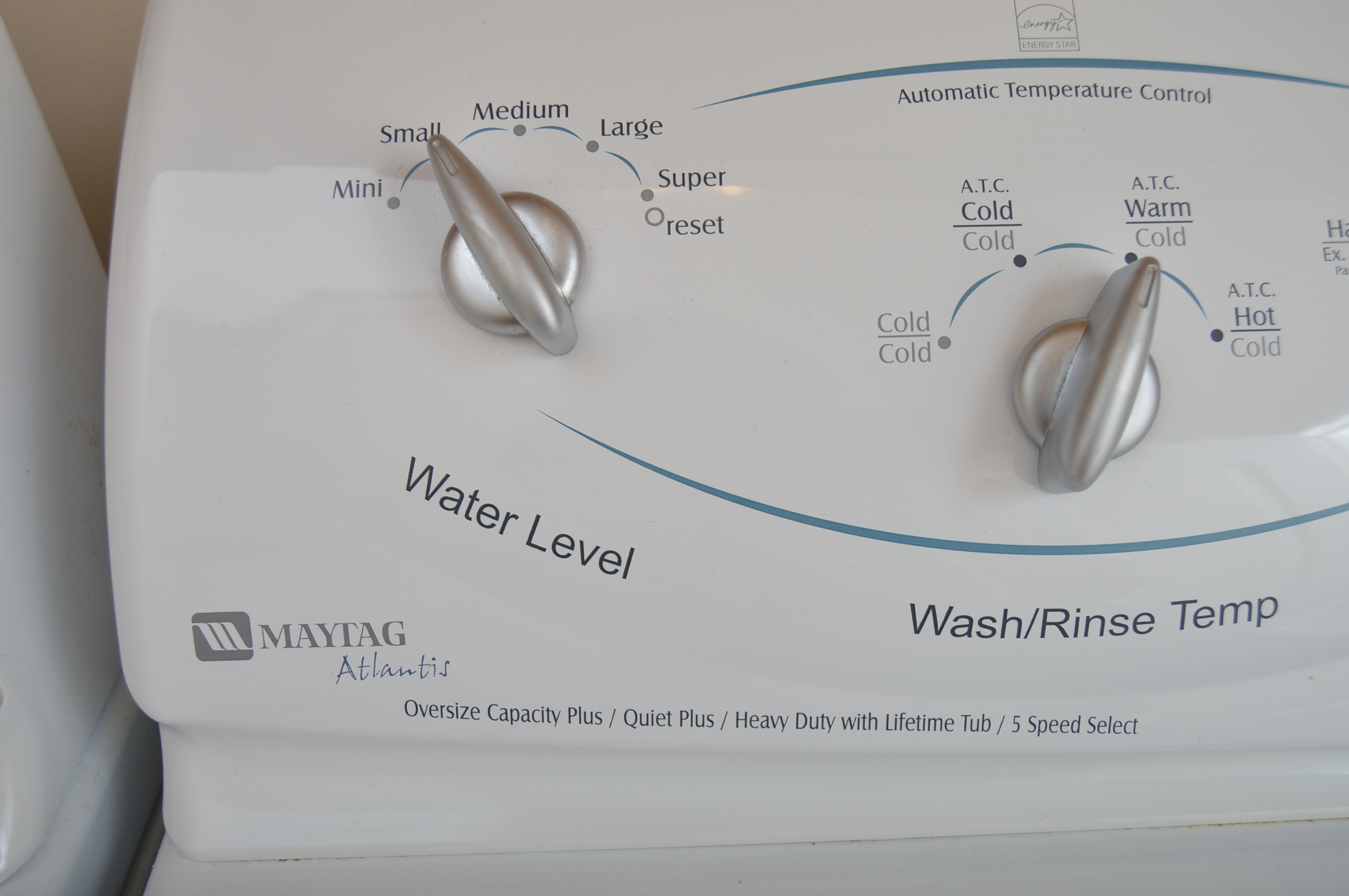 Maytag Atlantis Washer and Dryer